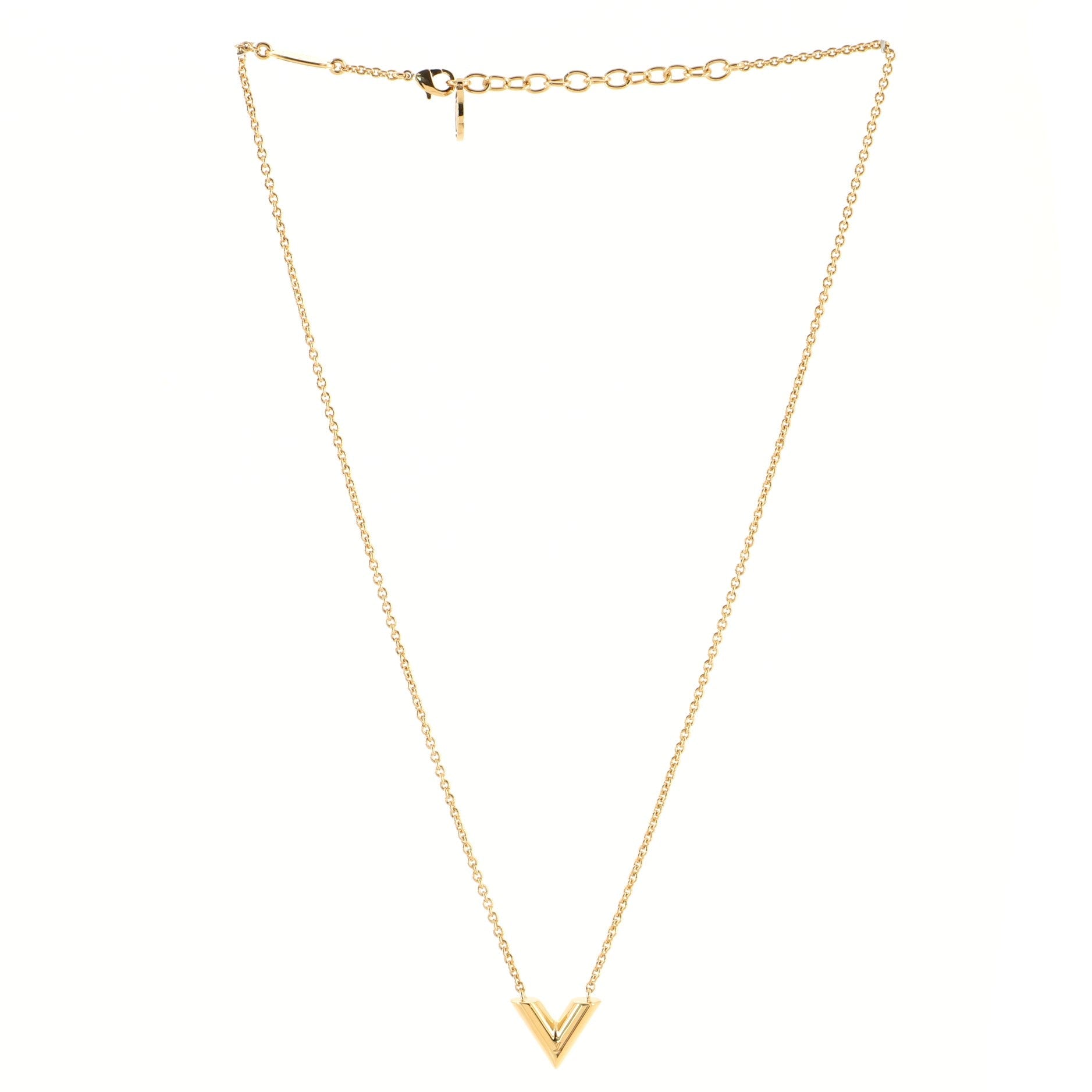 Essential V Necklace Metal