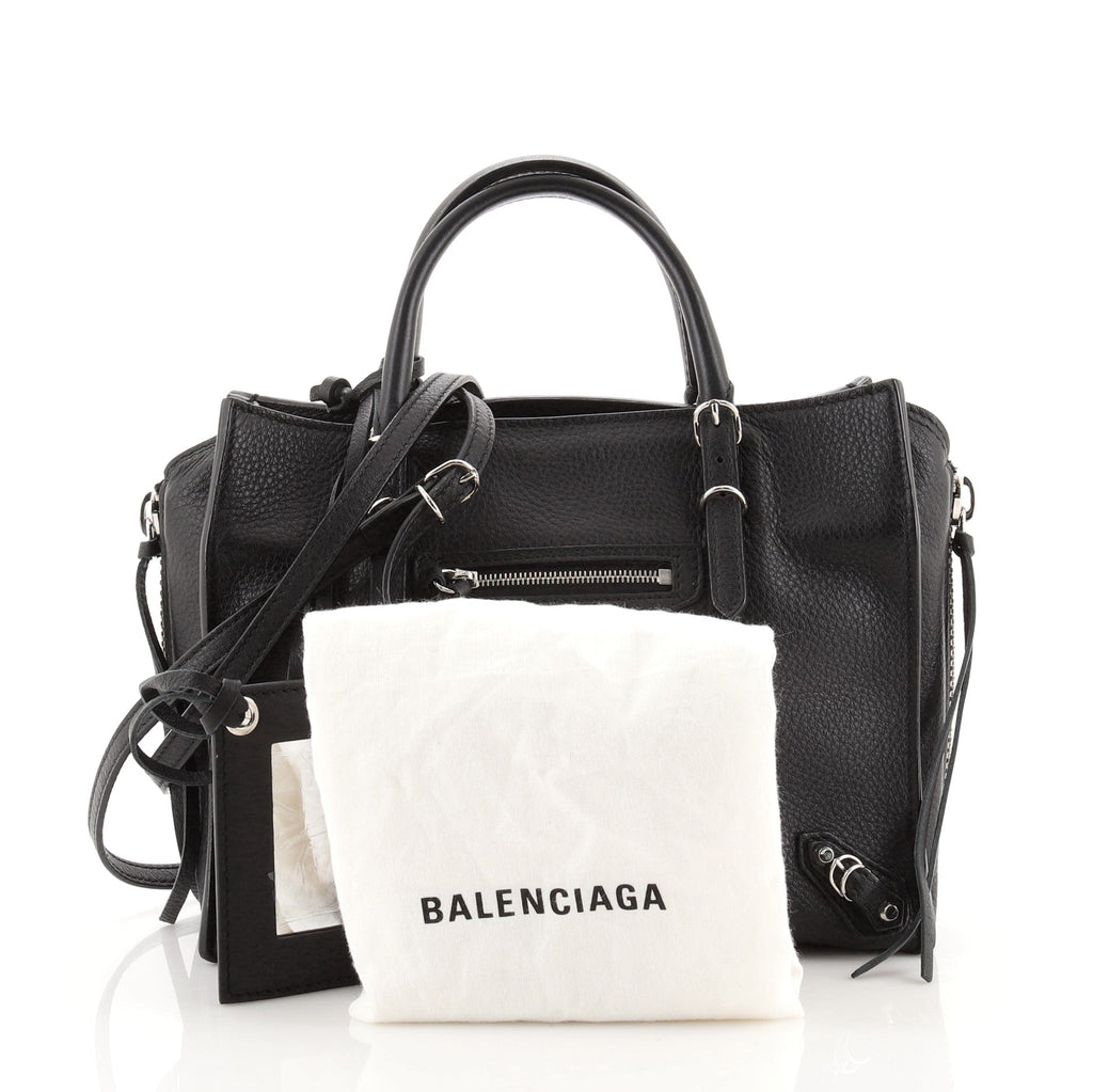 Papier A4 Zip Around Classic Studs Bag Leather Mini