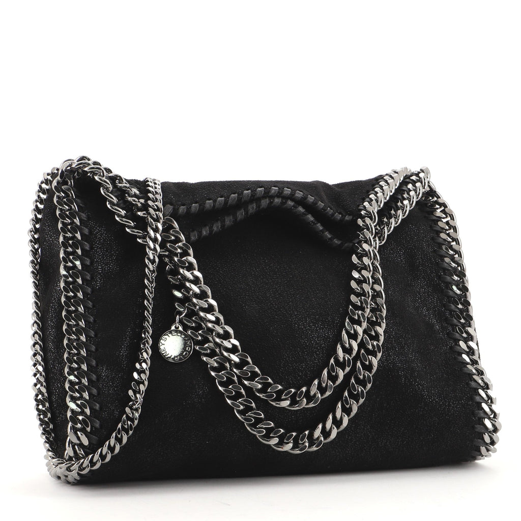 Falabella Fold Over Crossbody Bag Shaggy Deer Mini