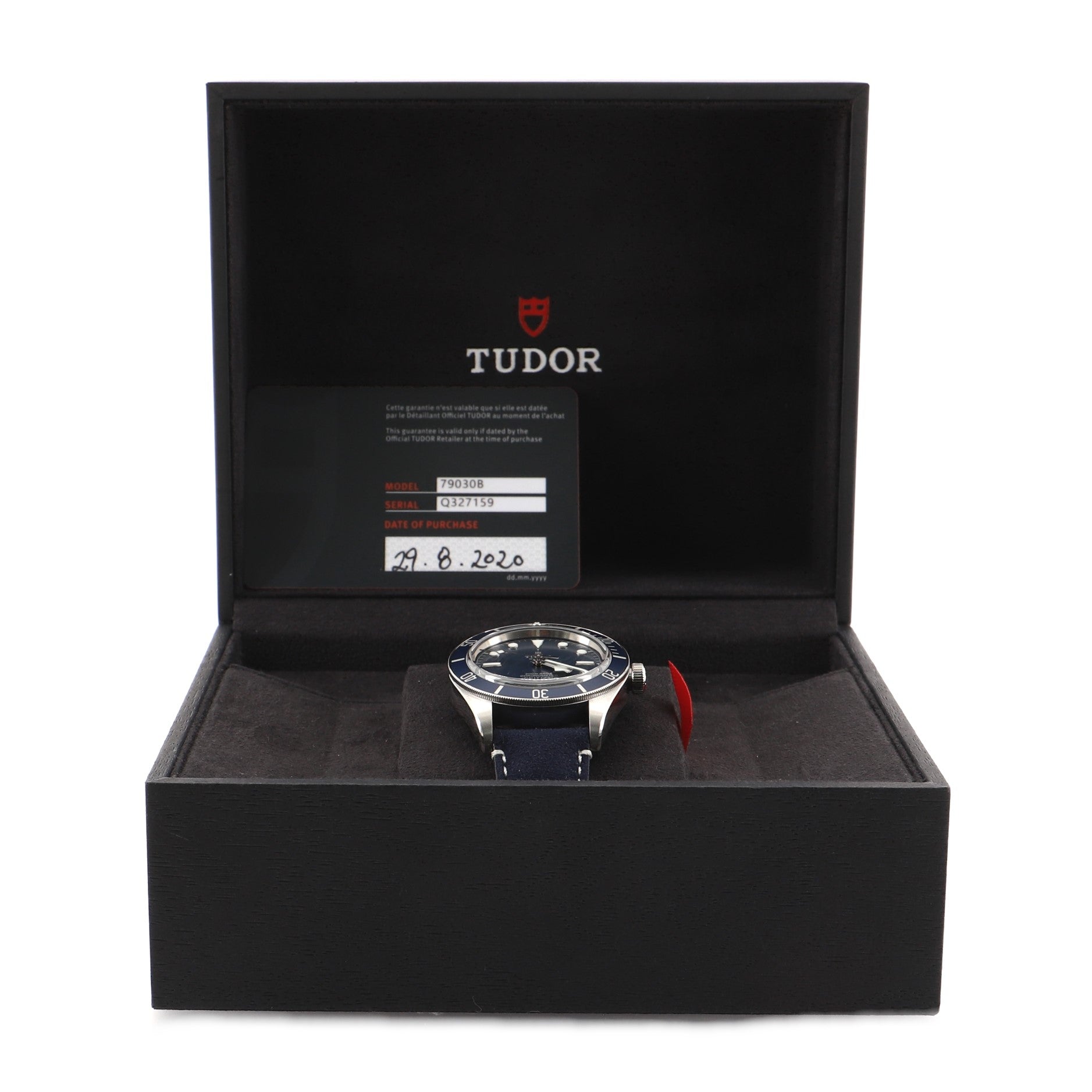 Heritage Black Bay Fifty-Eight Automatic Watch Stainless Steel and Leather 39