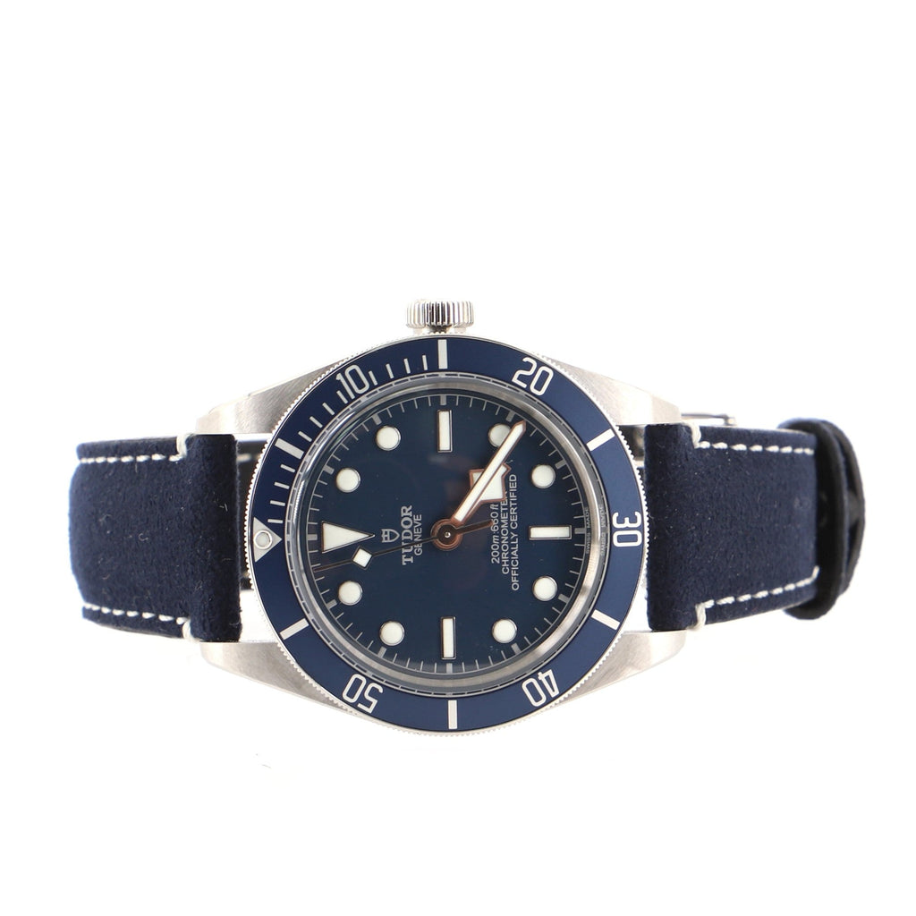 Heritage Black Bay Fifty-Eight Automatic Watch Stainless Steel and Leather 39