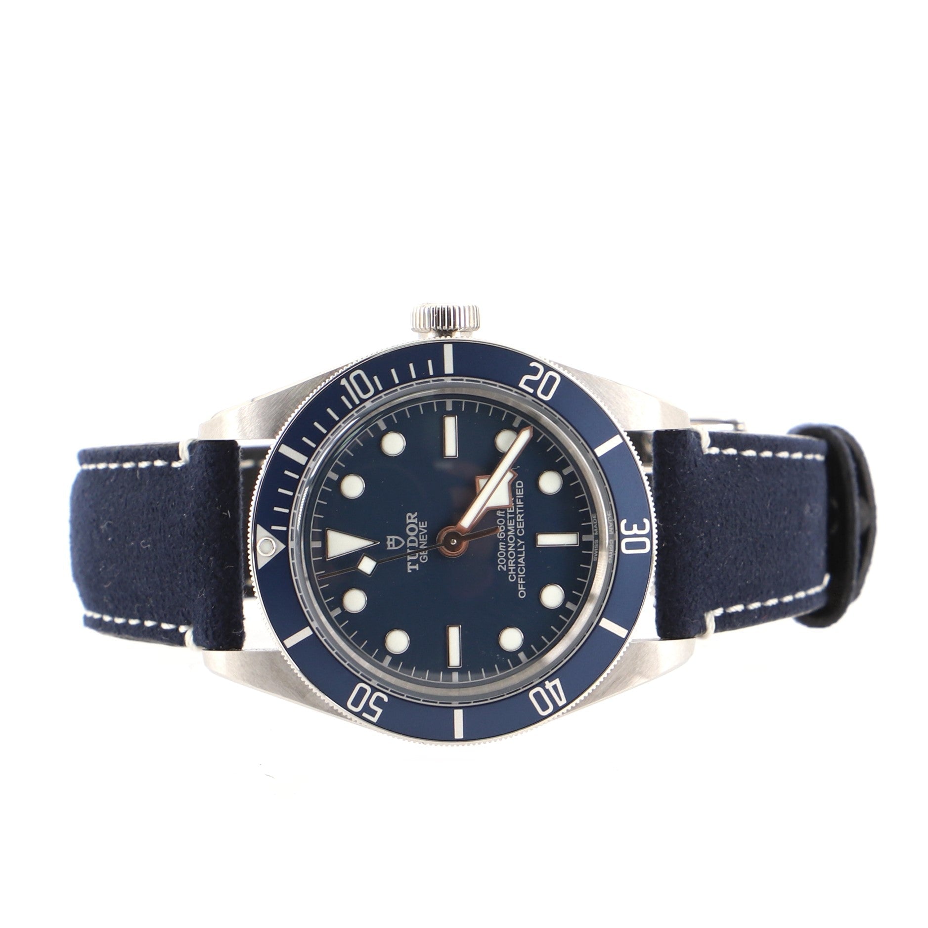 Heritage Black Bay Fifty-Eight Automatic Watch Stainless Steel and Leather 39