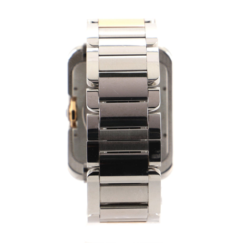 Tank Anglaise Automatic Watch Stainless Steel and Rose Gold 36