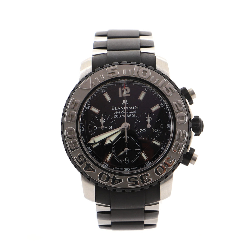 Air Command Flyback Chronograph Automatic Watch Stainless Steel and Rubber 40