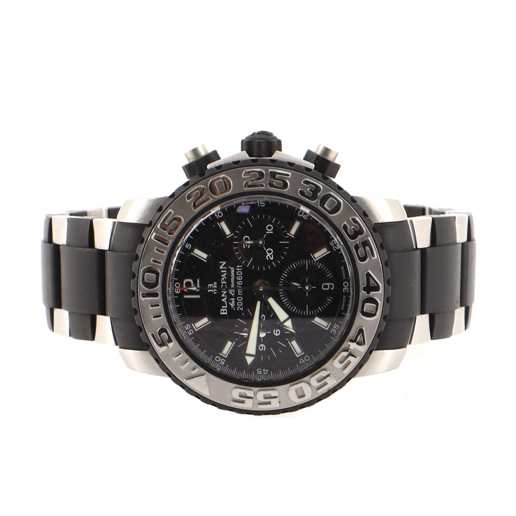 Air Command Flyback Chronograph Automatic Watch Stainless Steel and Rubber 40