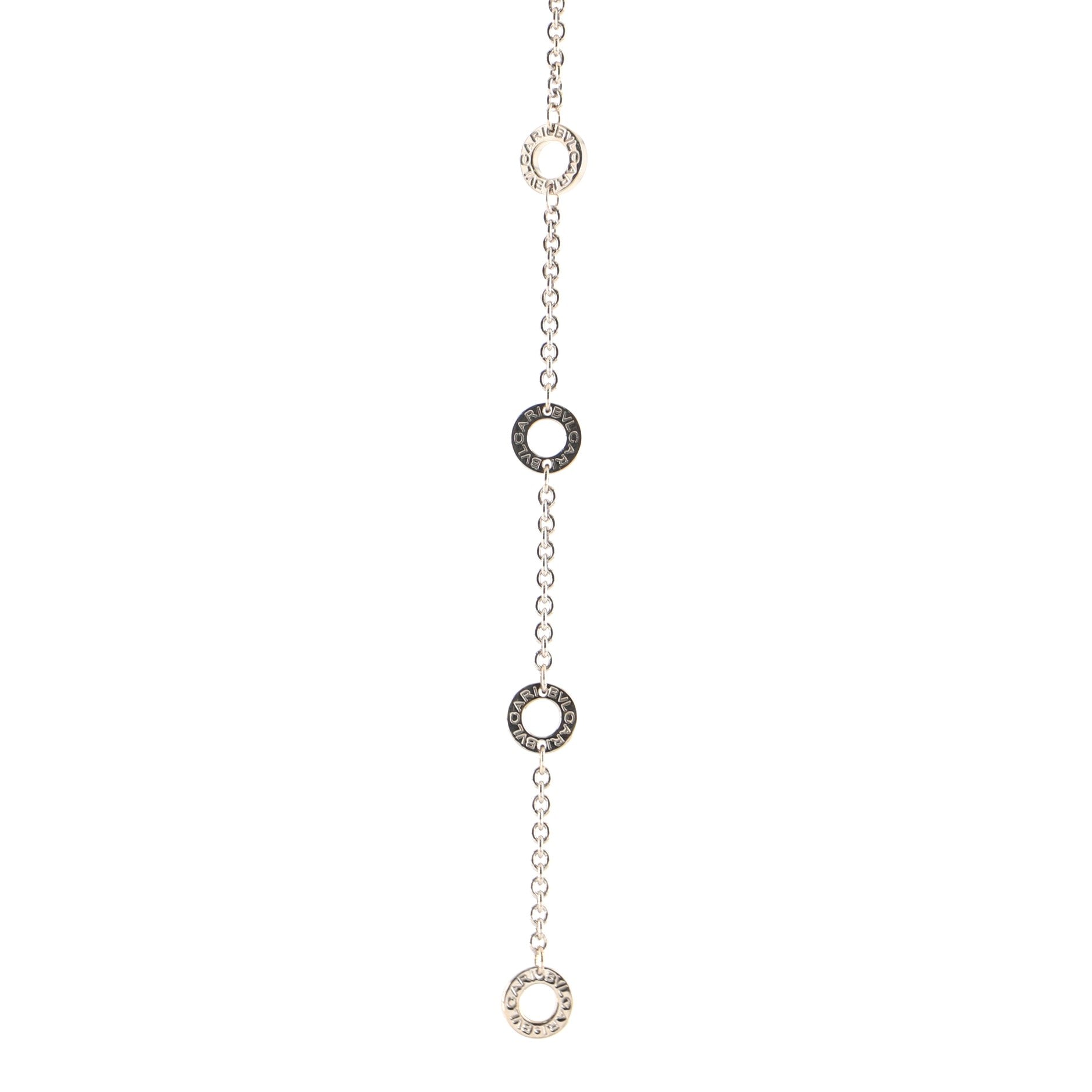 Parentesi Pendant Necklace 18K White Gold