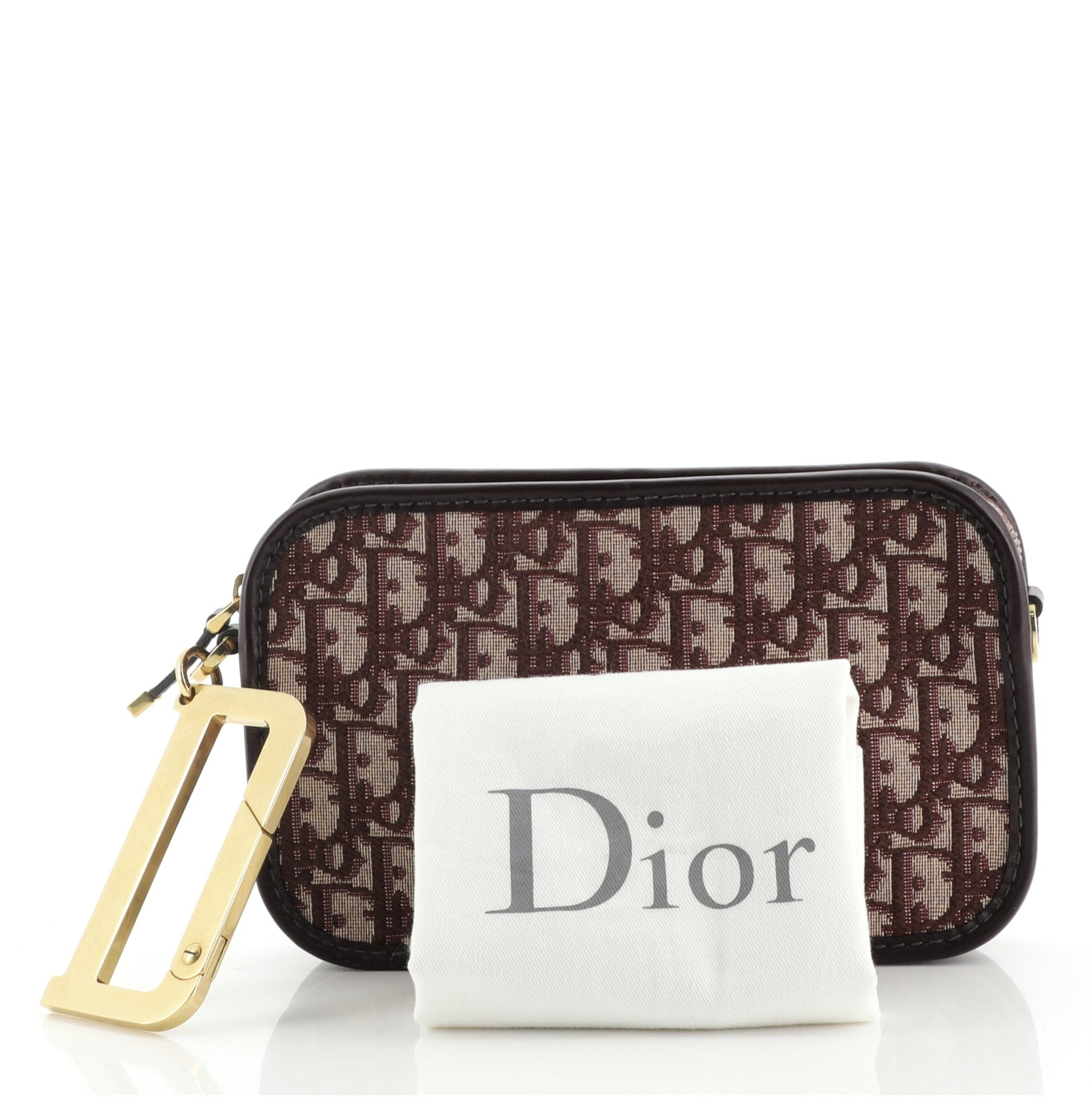 Diorquake Clutch Oblique Canvas Small