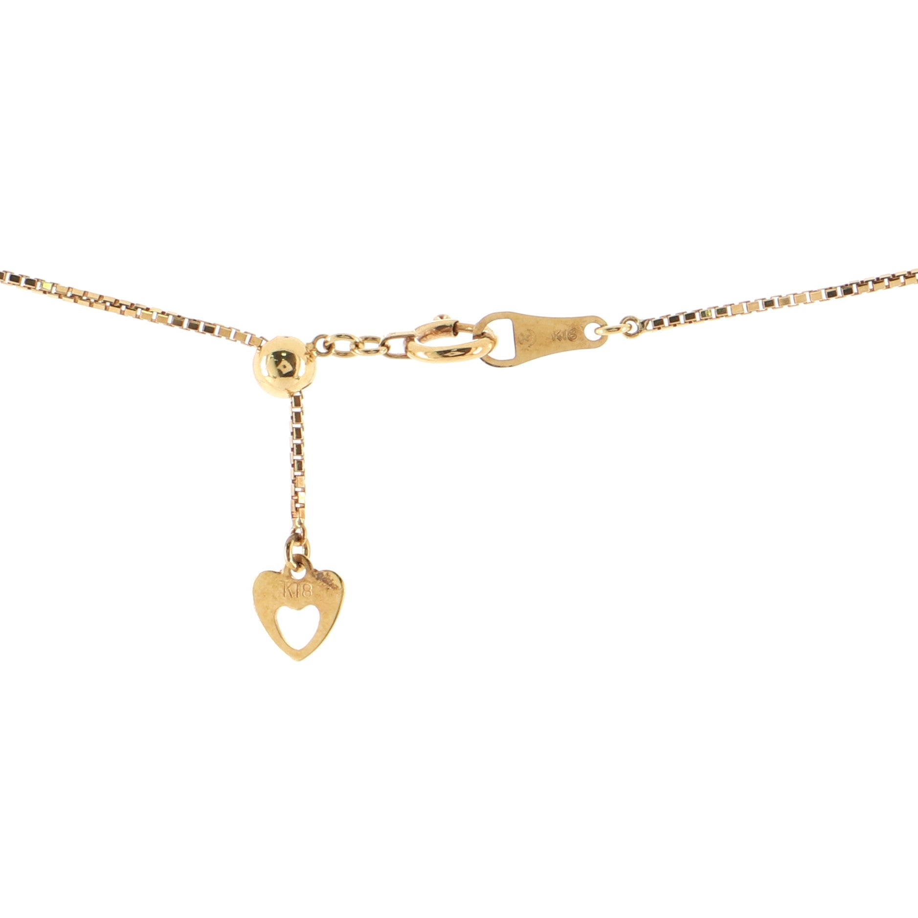 Double Pearl Drop Necklace 18K Yellow Gold and Pearls