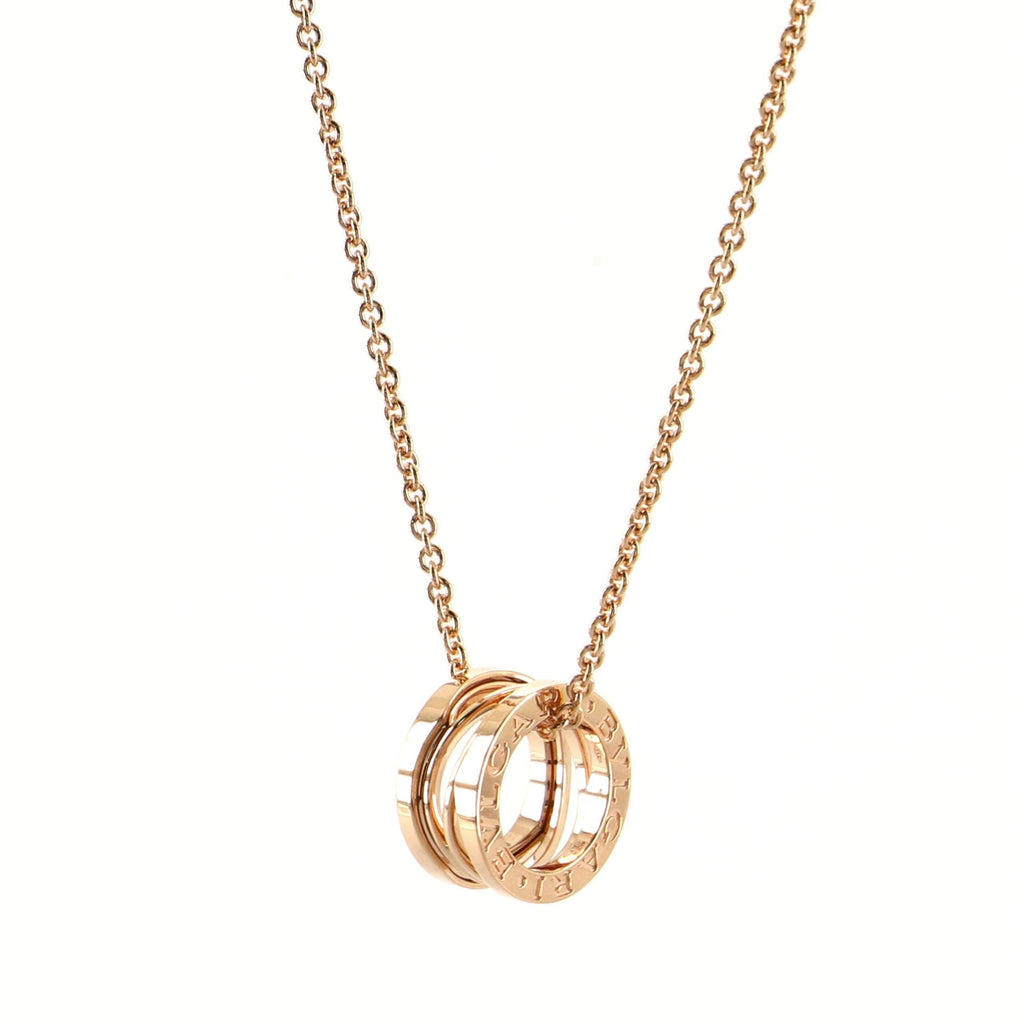 B.Zero1 Legend Pendant Necklace 18K Rose Gold