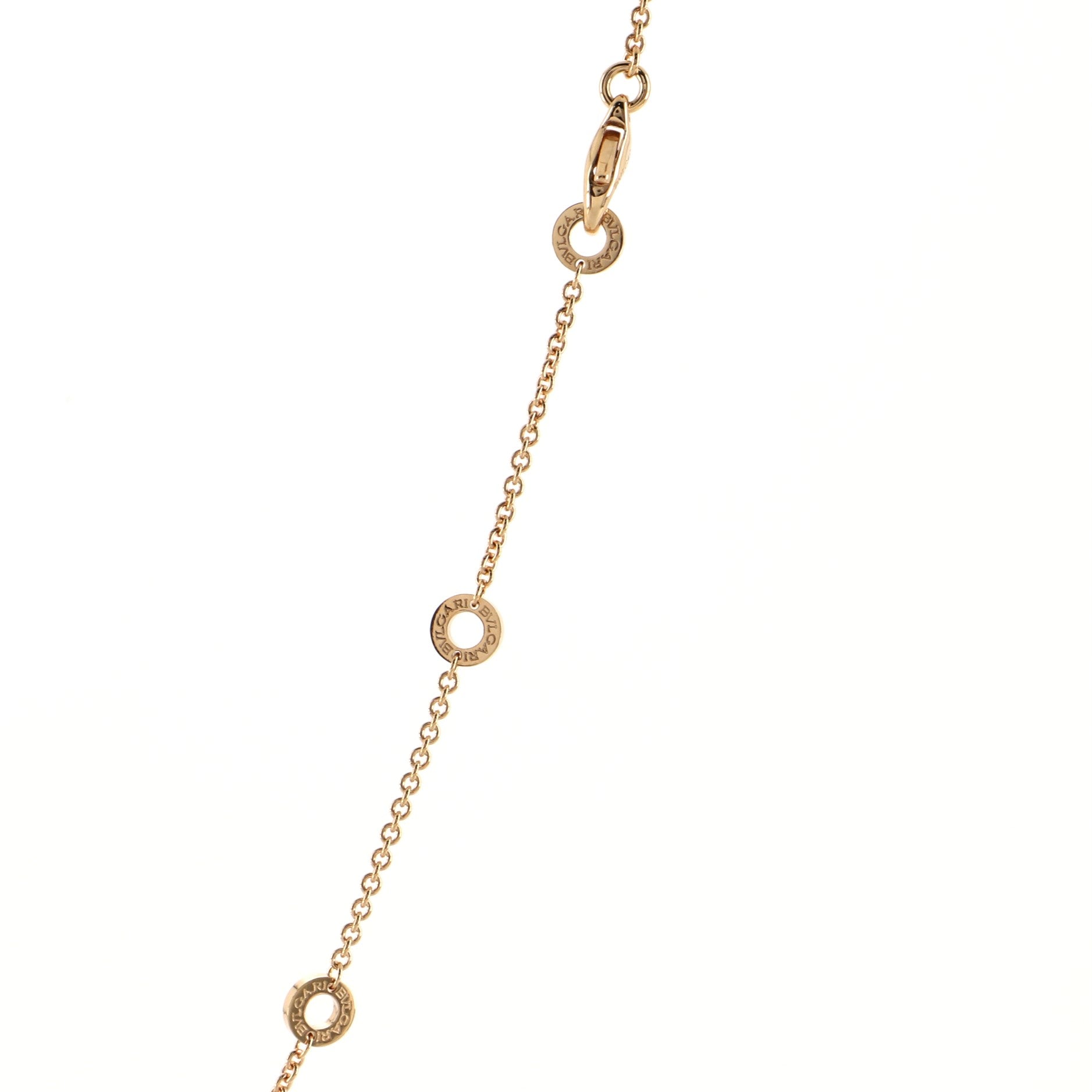 B.Zero1 Legend Pendant Necklace 18K Rose Gold