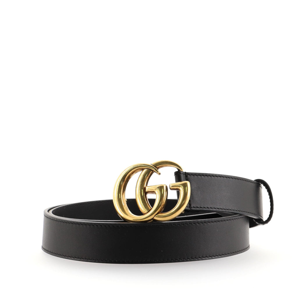 GG Marmont Belt Leather Thin 90