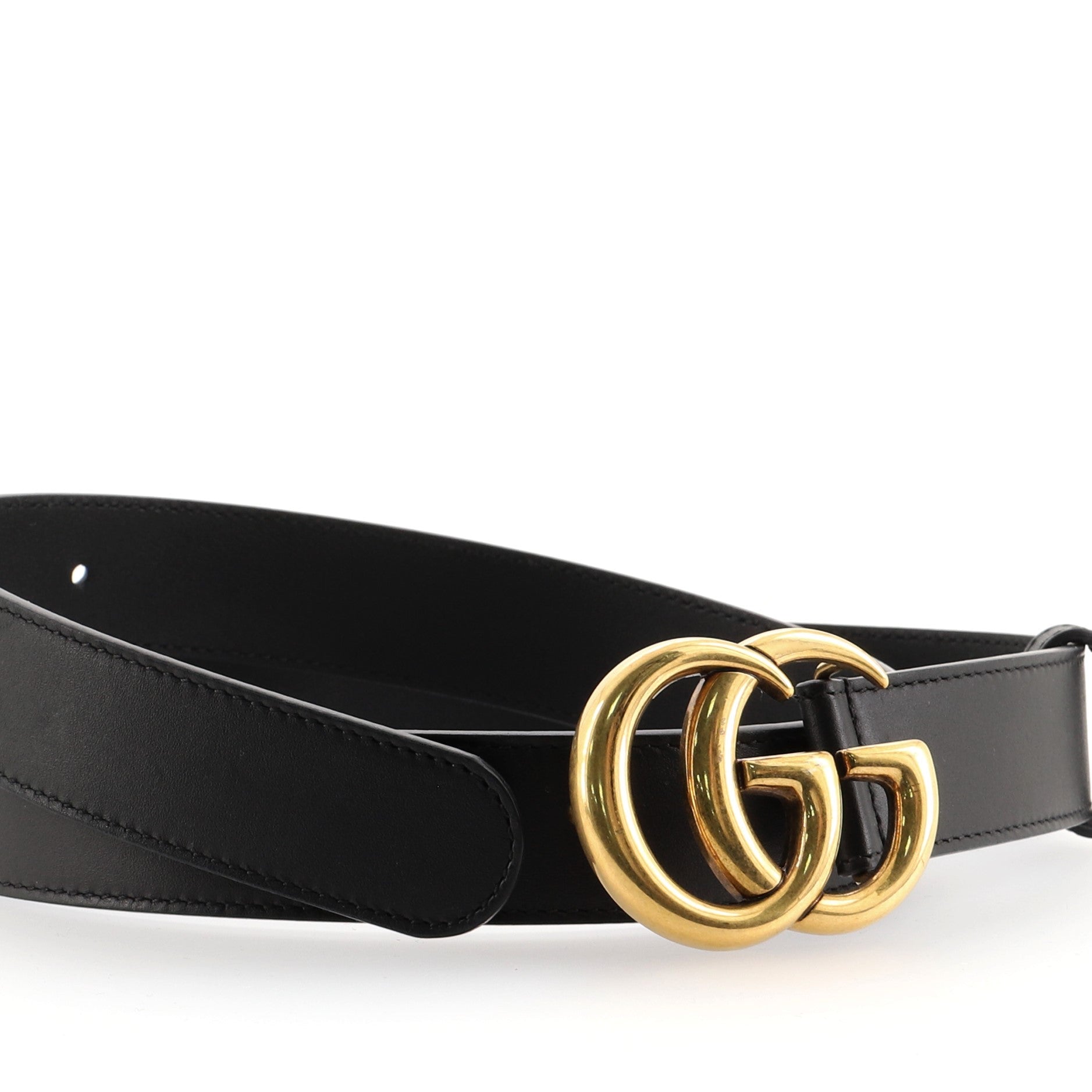 GG Marmont Belt Leather Thin 90