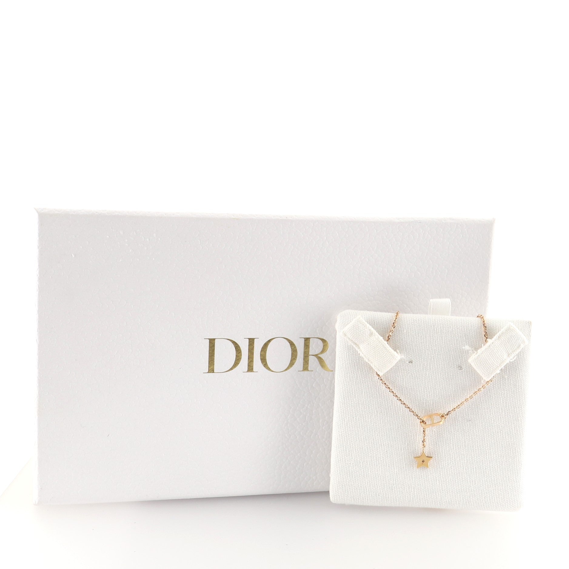 Petit CD Star Necklace Metal with Crystals