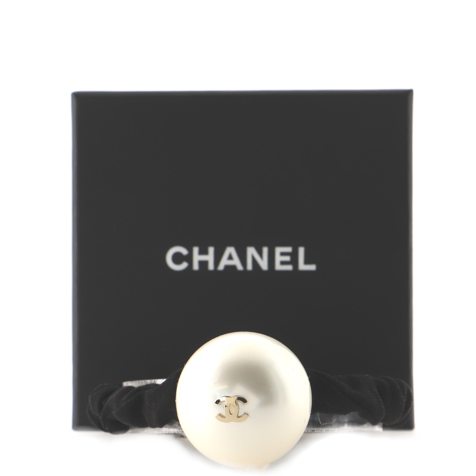 Pearl Hair Tie Grosgrain XS