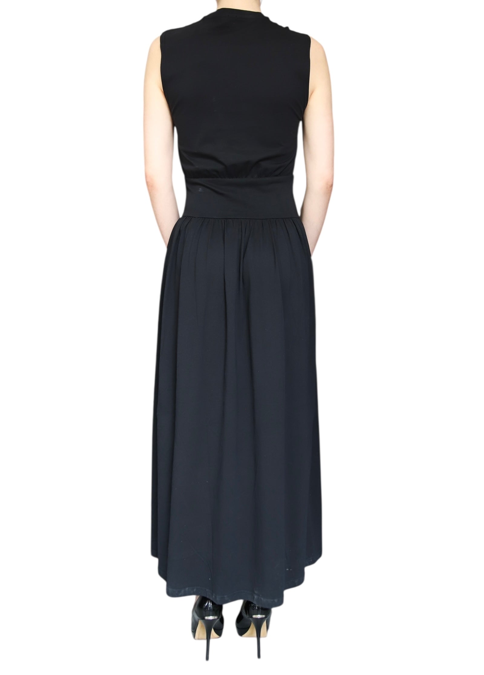 Toteme Black Cotton Sleeveless Maxi Dress - S / US 4