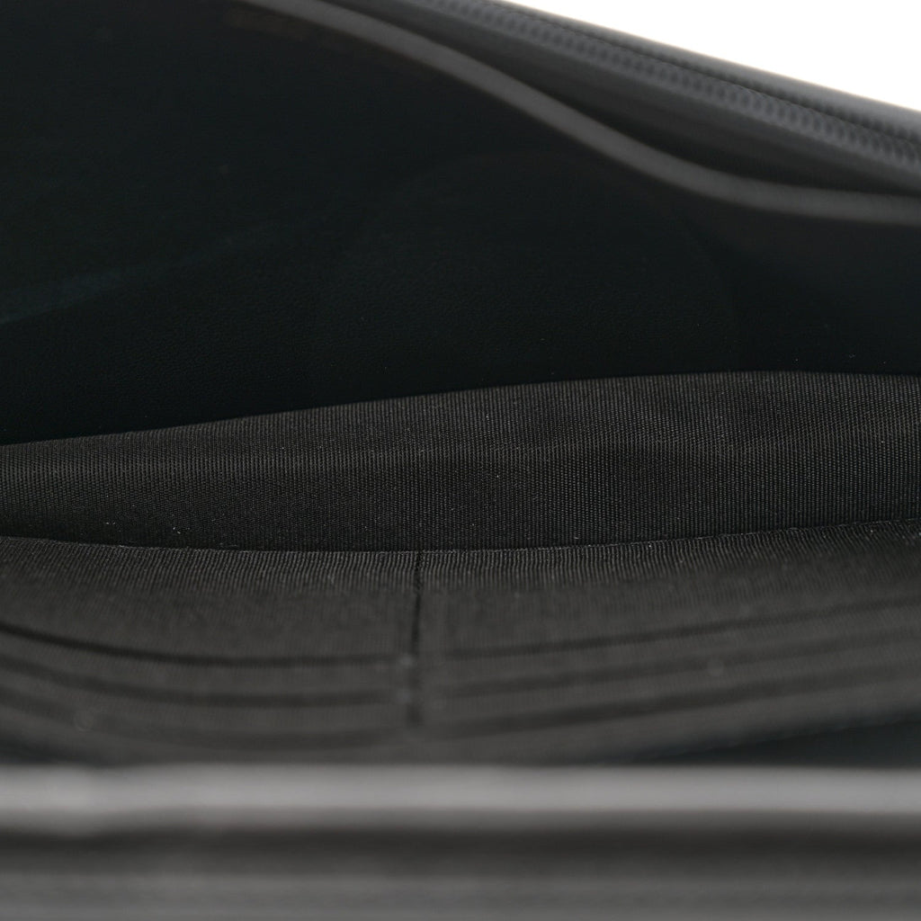 Velvet Pearl Diamond Embellished Wallet On Chain WOC Black
