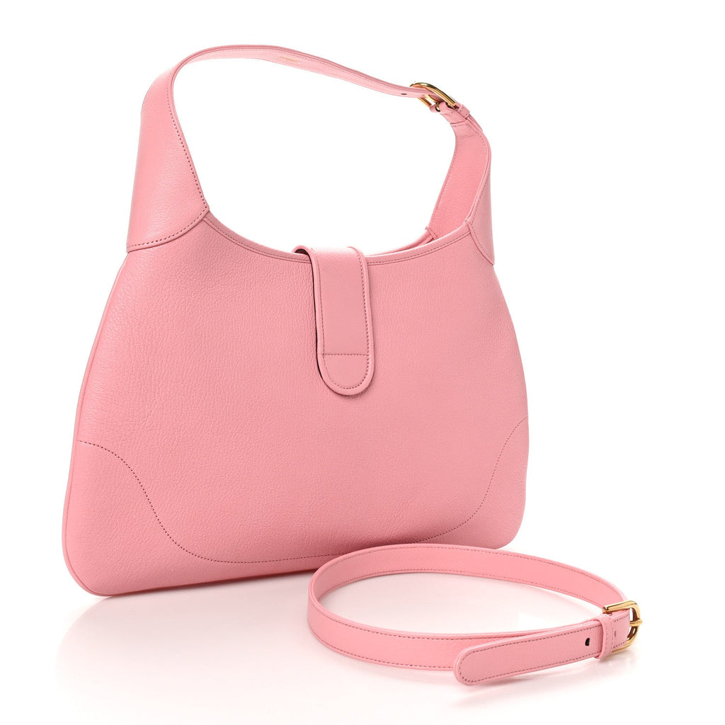 Goatskin Medium Aphrodite Shoulder Bag Wild Rose