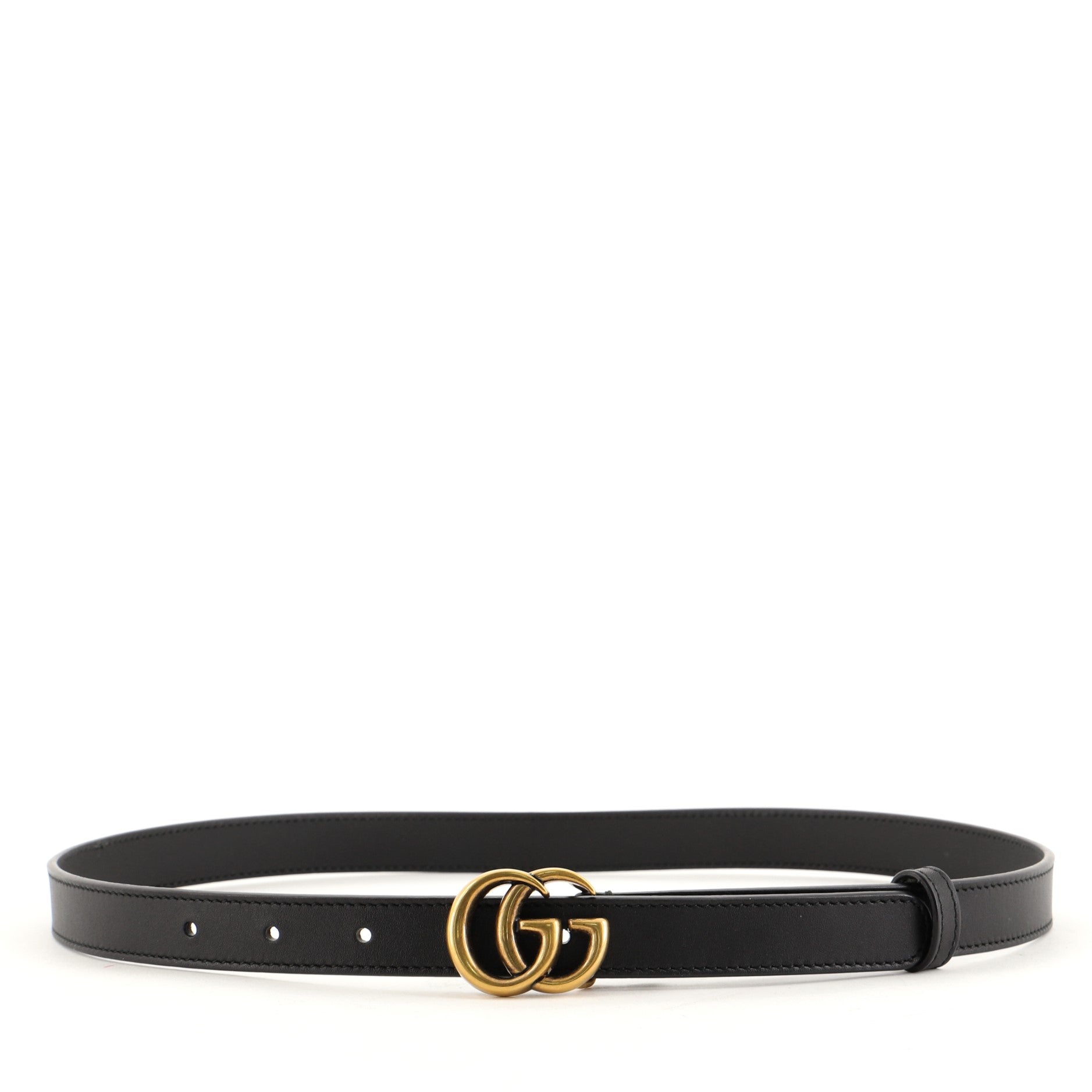 GG Marmont Belt Leather Thin 75