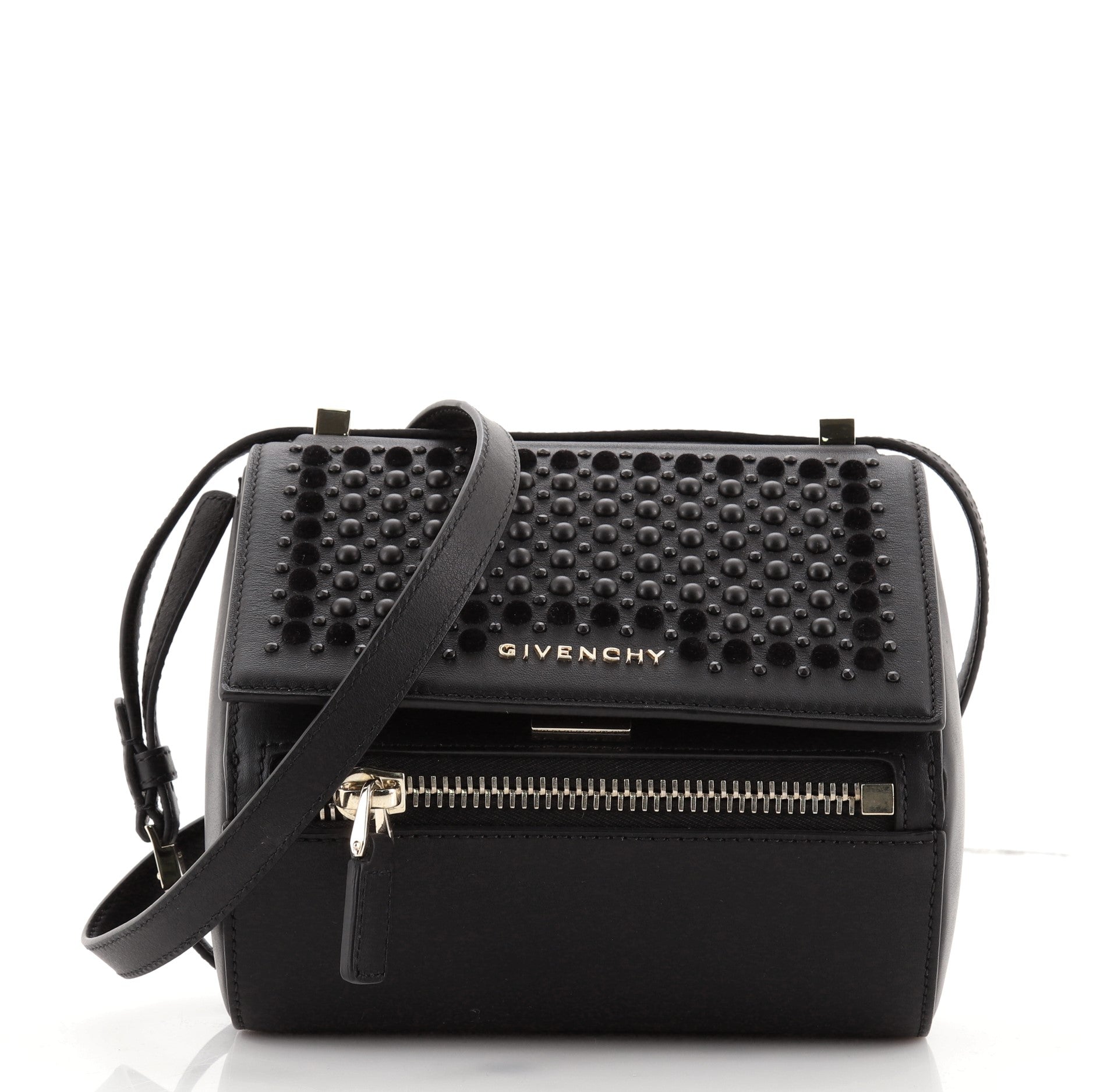 Pandora Box Bag Studded Leather Mini