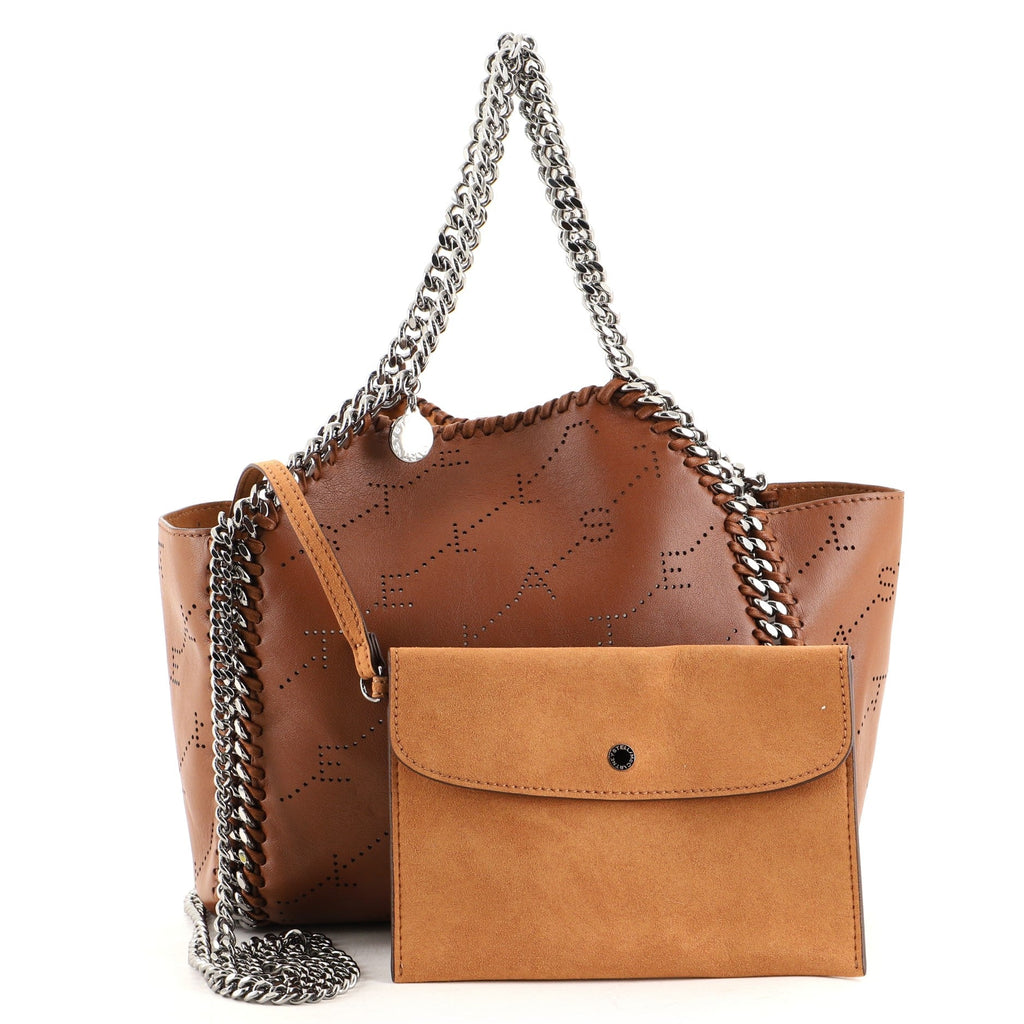 Falabella Reversible Tote Perforated Faux Leather Mini