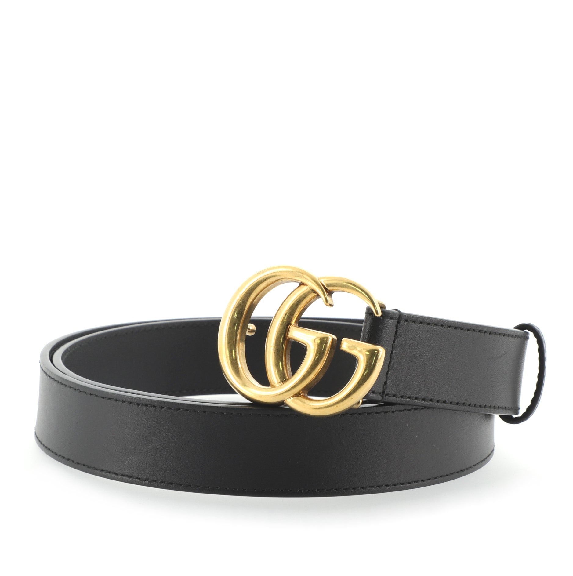 GG Marmont Belt Leather Thin 95