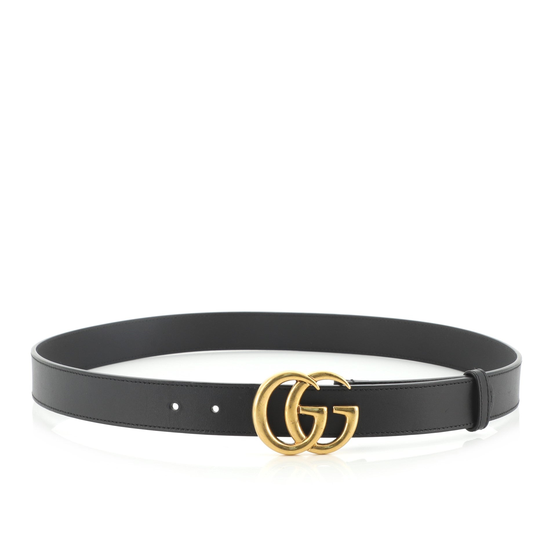 GG Marmont Belt Leather Thin 95