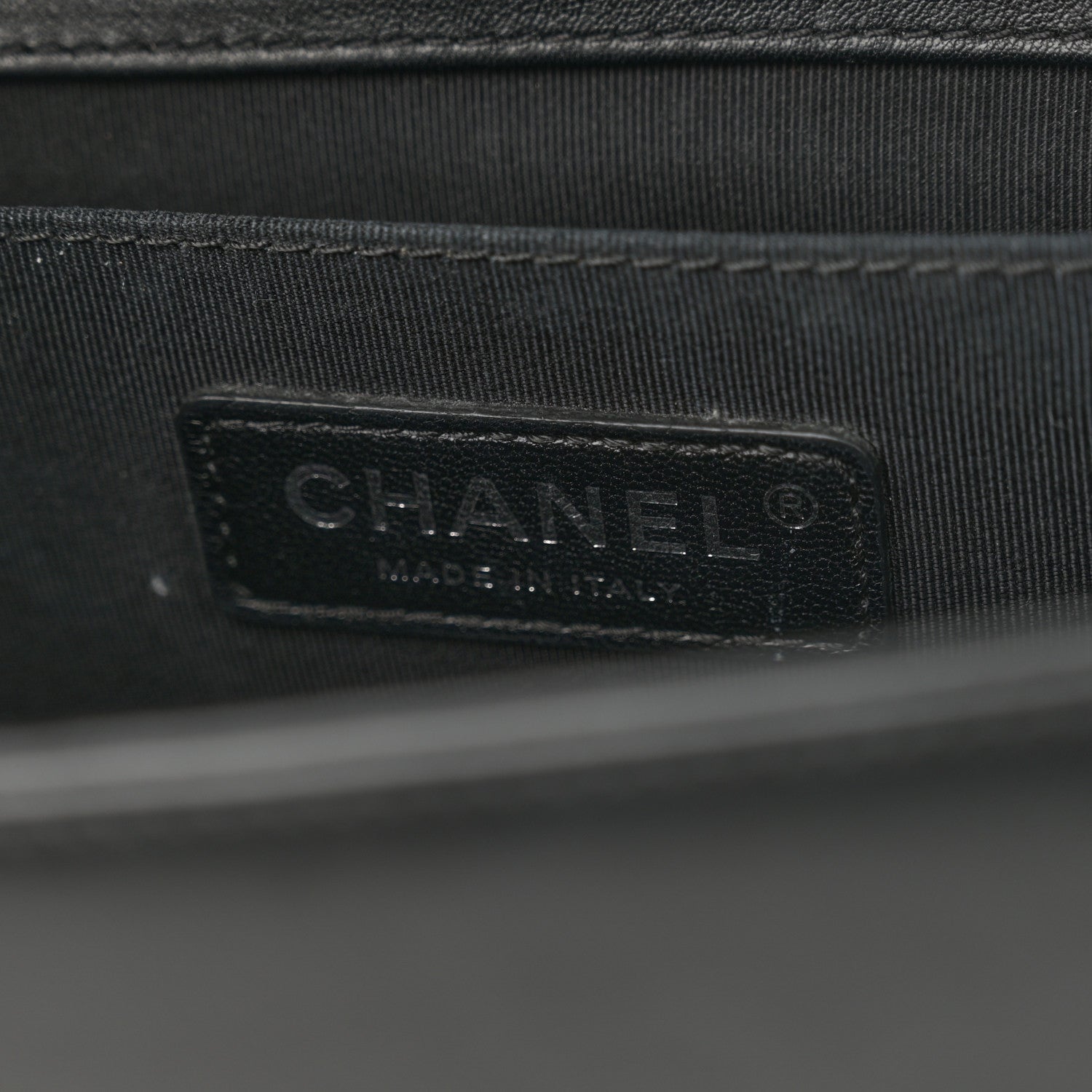 Calfskin Pleated Medium Boy In Rome Flap Black White