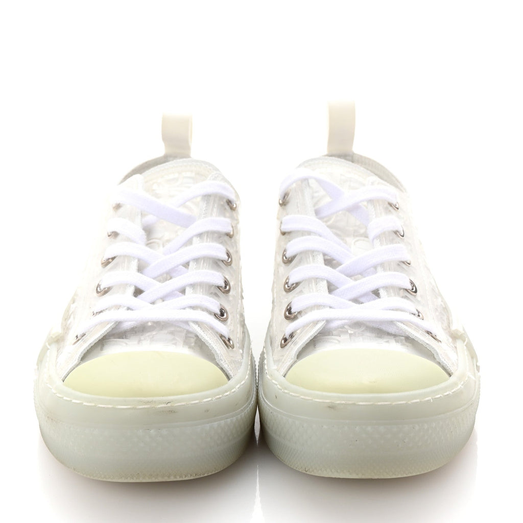 PVC Oblique Embossed Womens B23 Low Top Sneakers 37 White