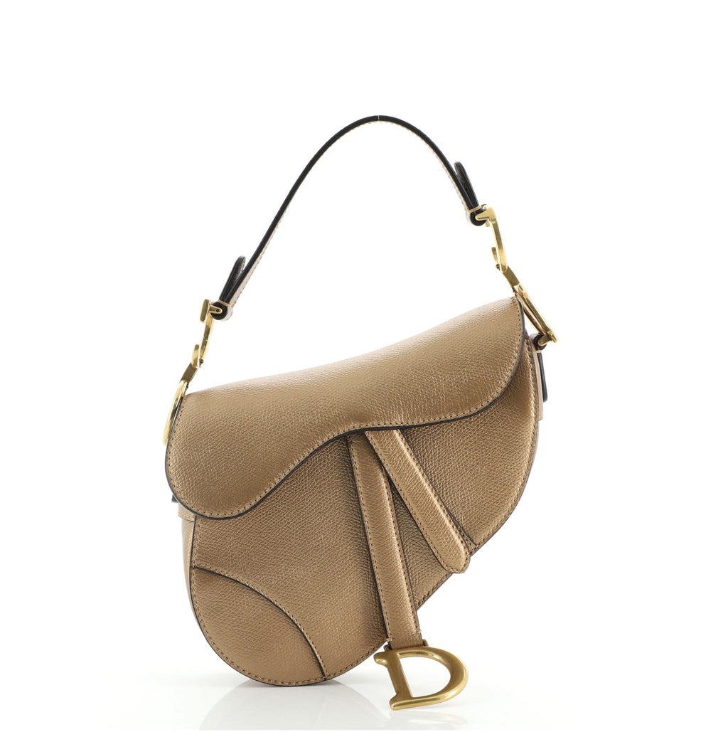 Saddle Handbag Leather Mini