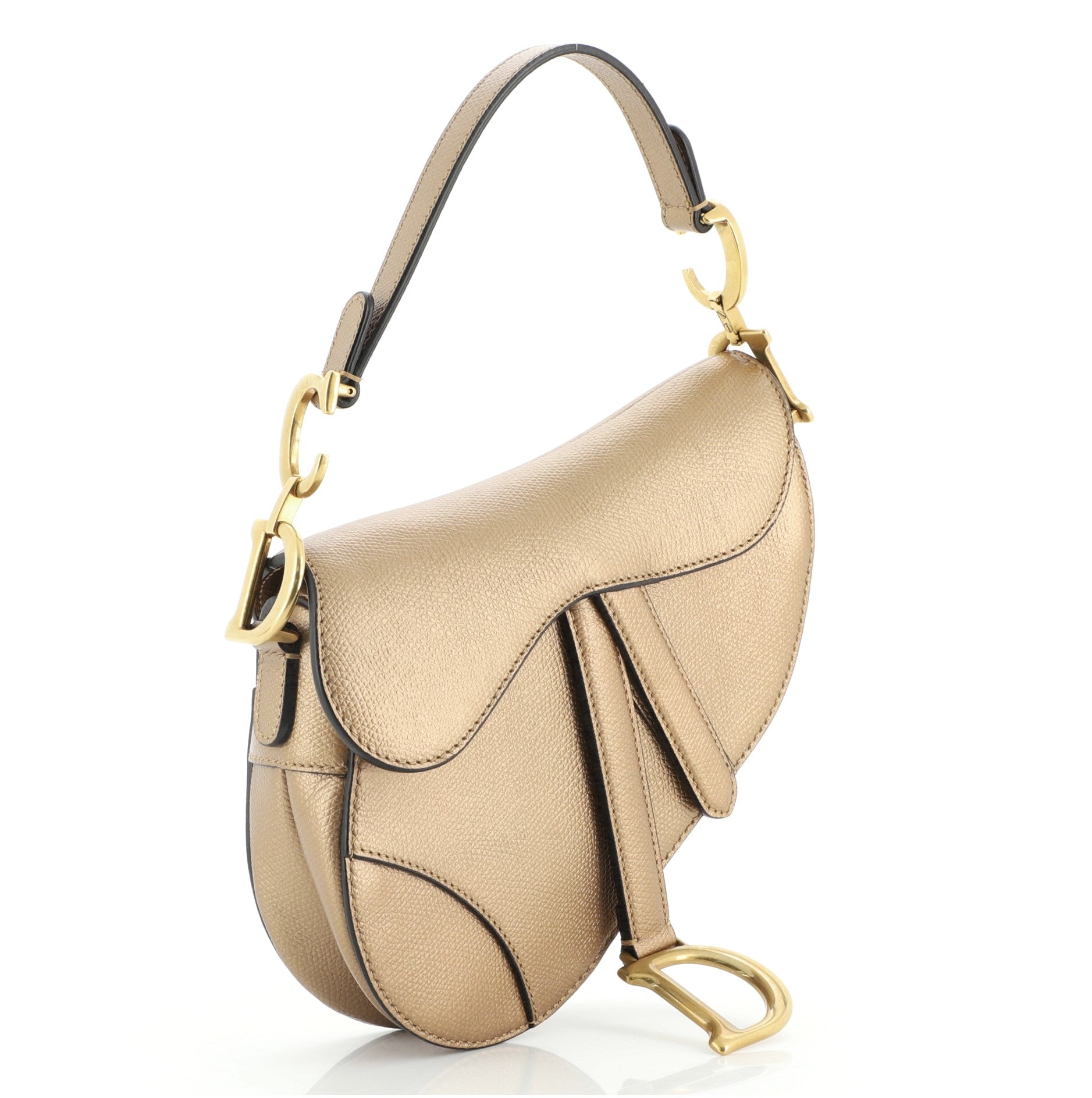 Saddle Handbag Leather Mini