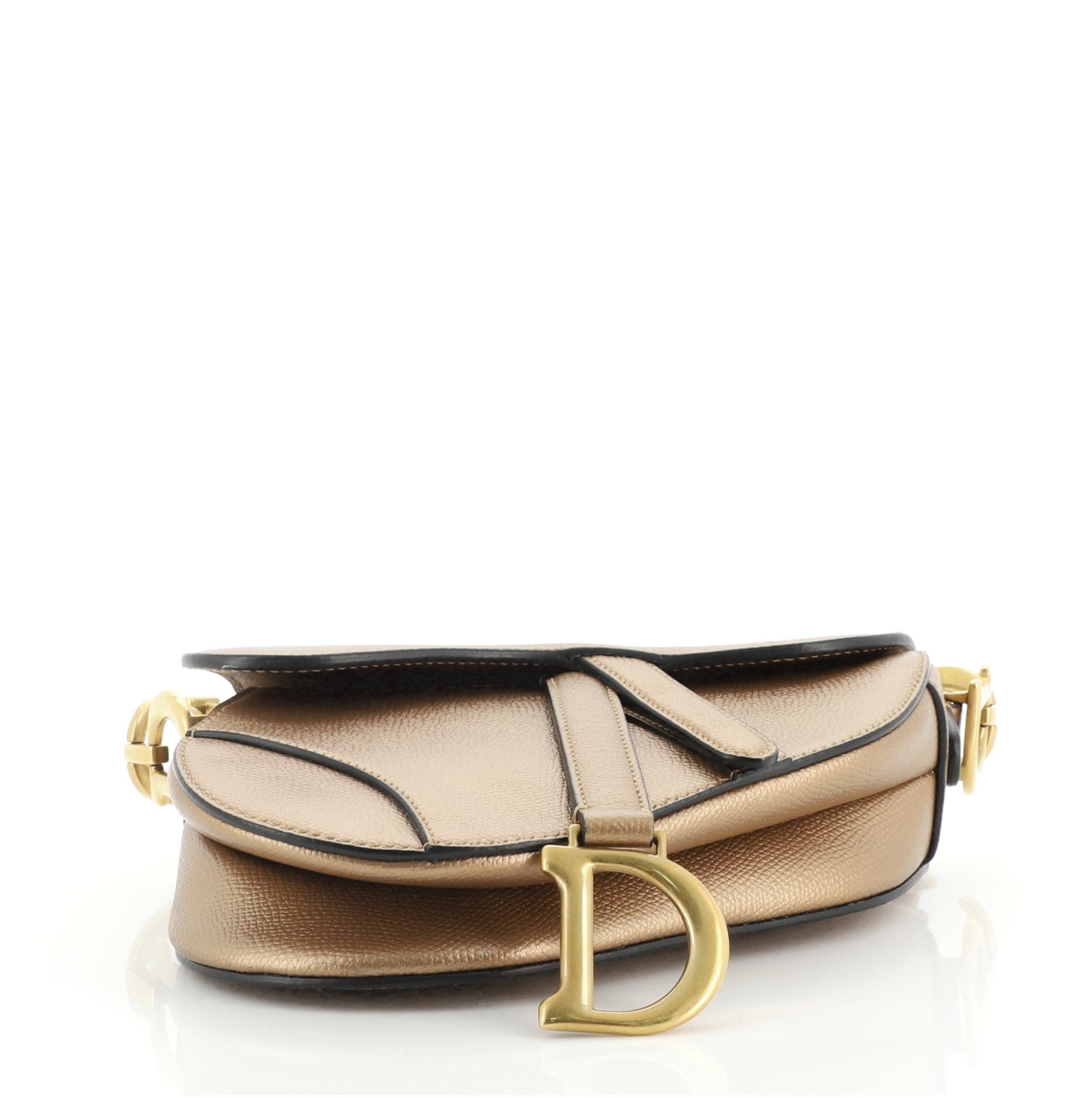 Saddle Handbag Leather Mini
