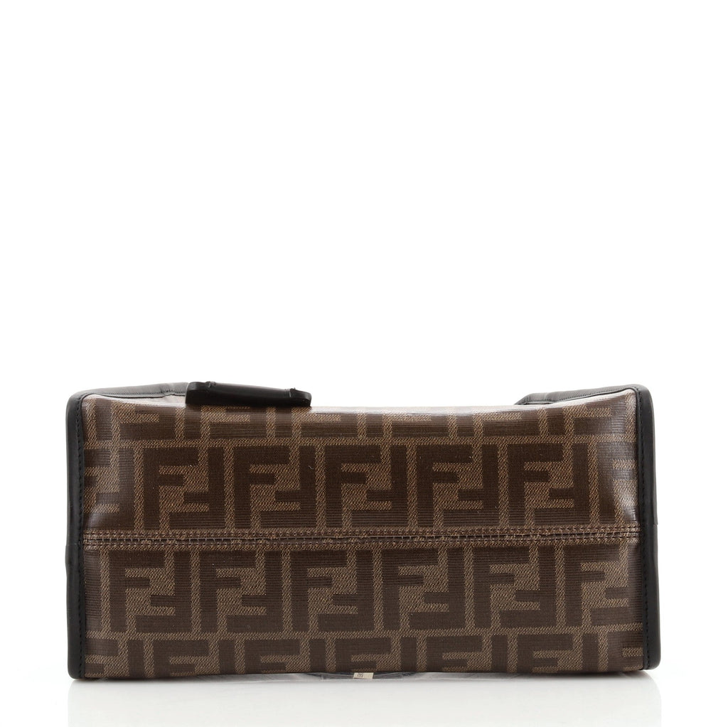 Peekaboo Defender Bag Zucca Coated Canvas and Patent Mini