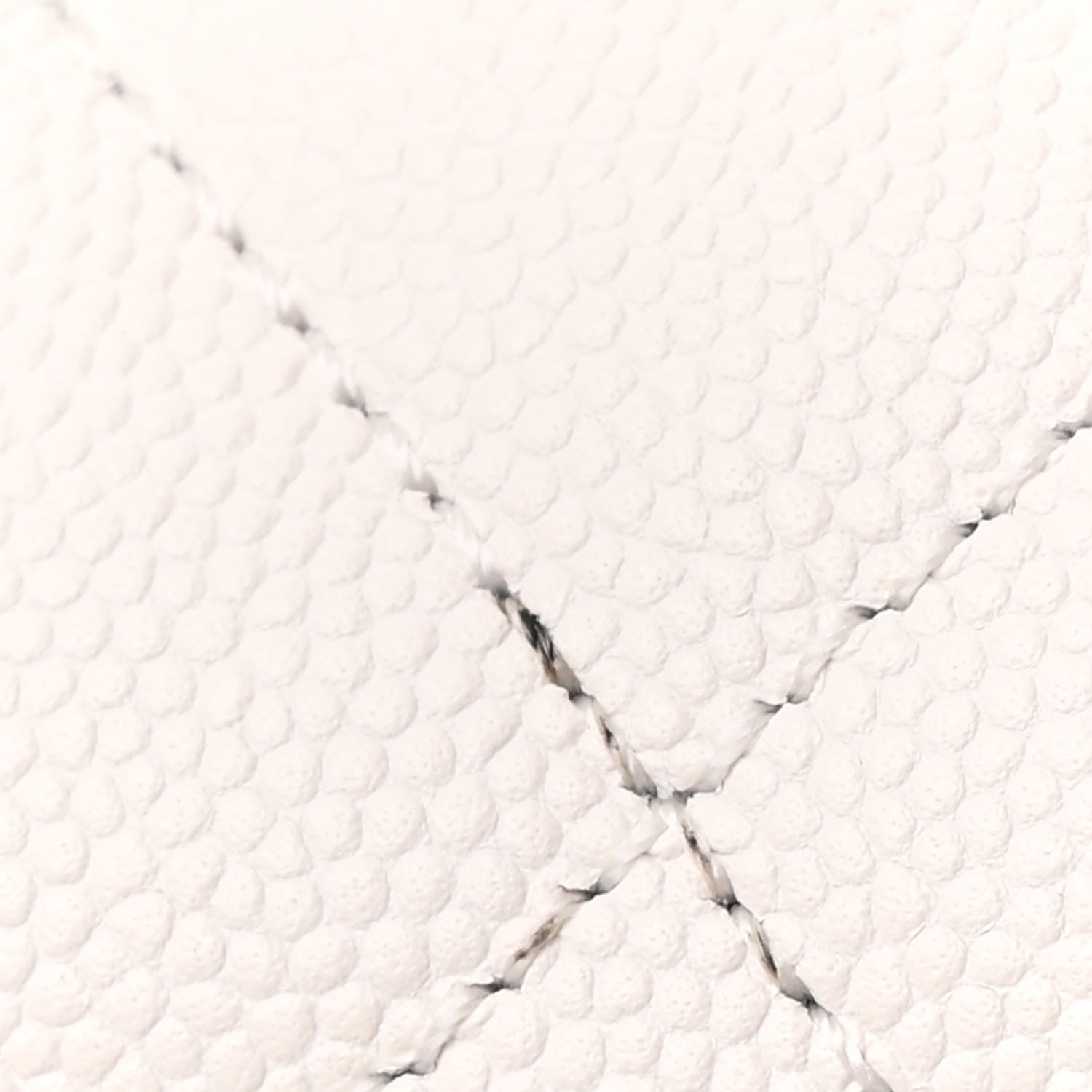 Caviar Quilted Medium Chanel 25 Handbag White