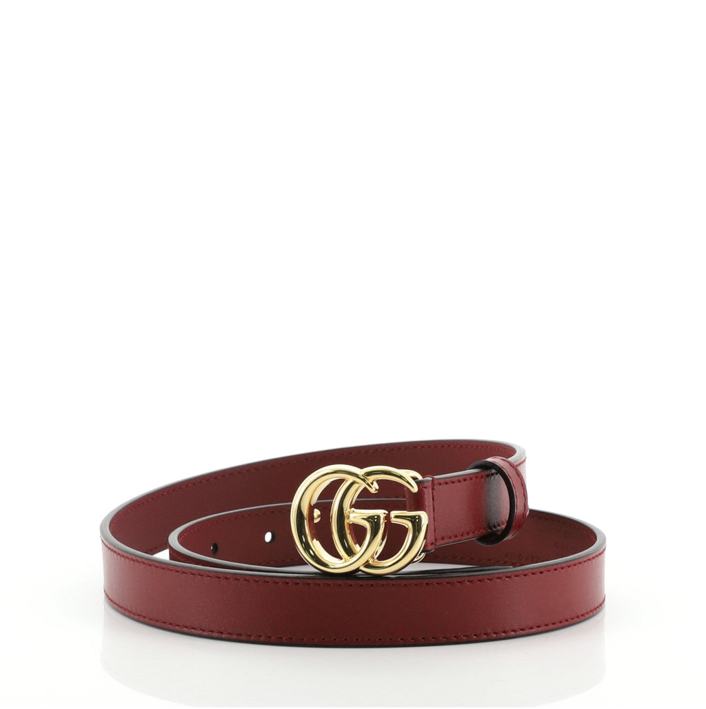 GG Marmont Belt Leather Thin 75