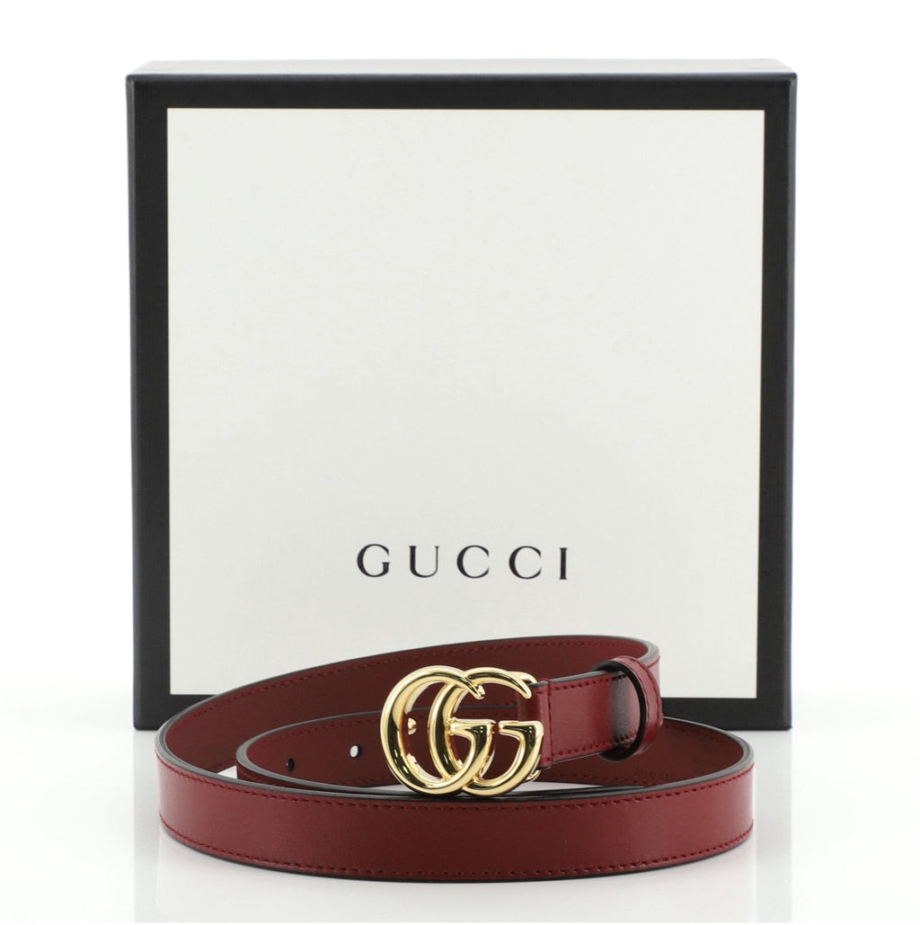 GG Marmont Belt Leather Thin 75