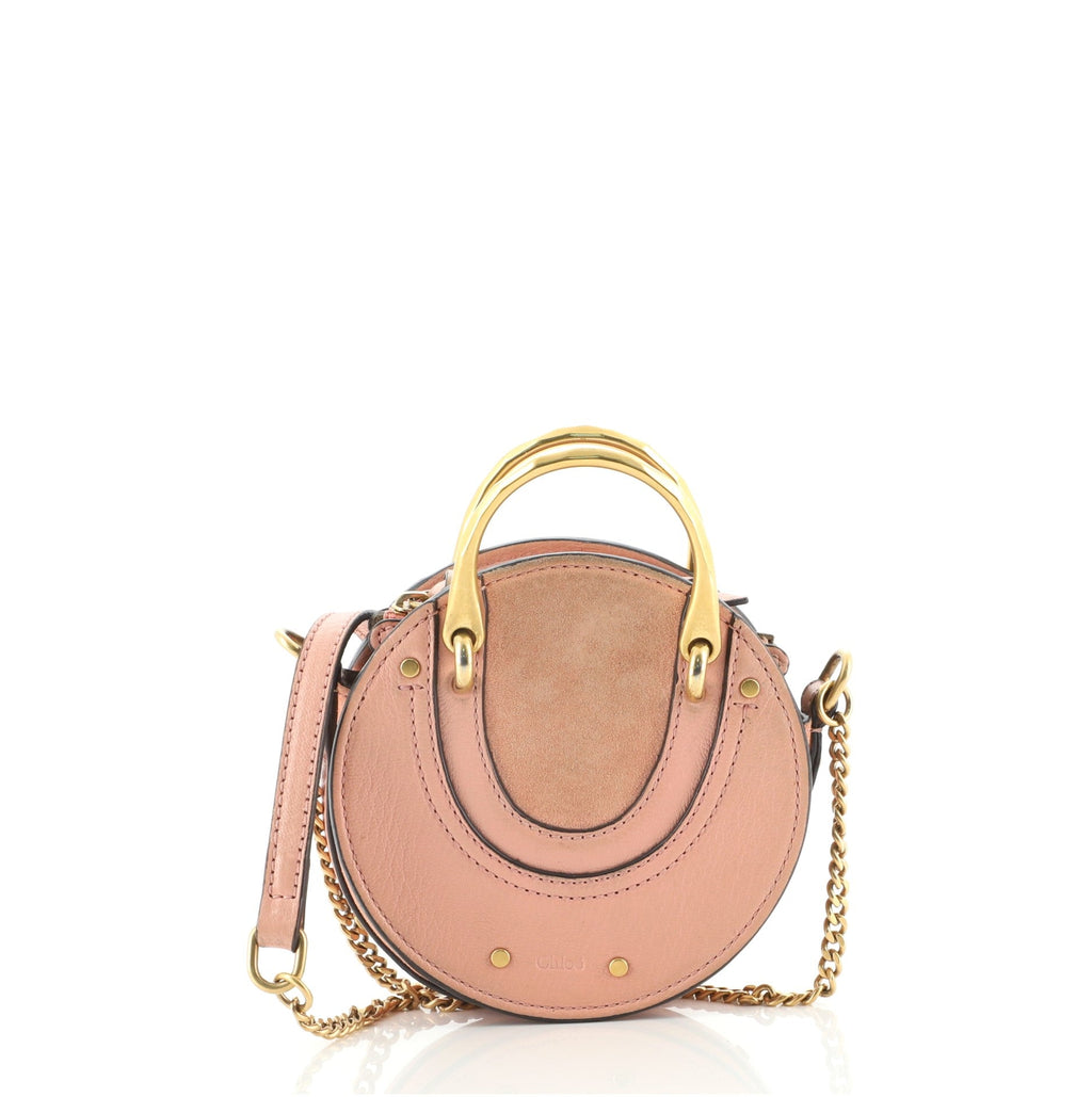 Pixie Crossbody Bag Leather with Suede Mini
