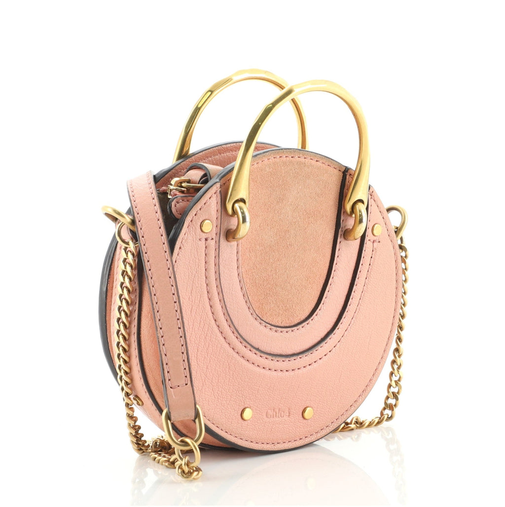 Pixie Crossbody Bag Leather with Suede Mini