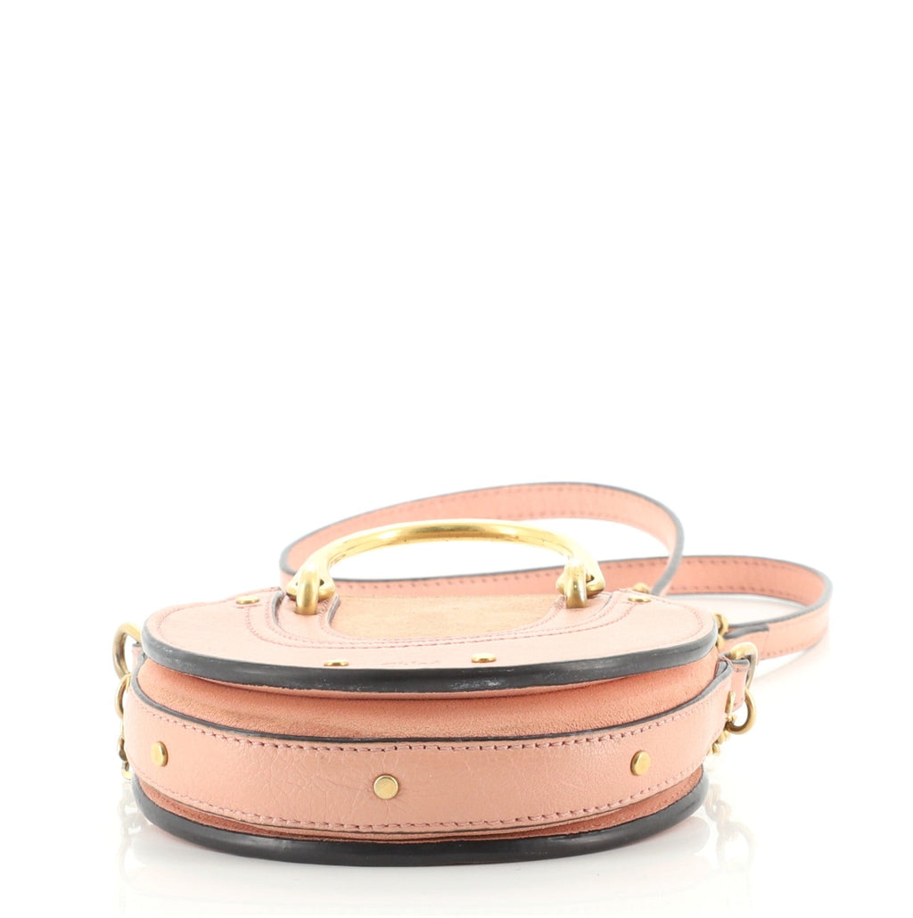 Pixie Crossbody Bag Leather with Suede Mini