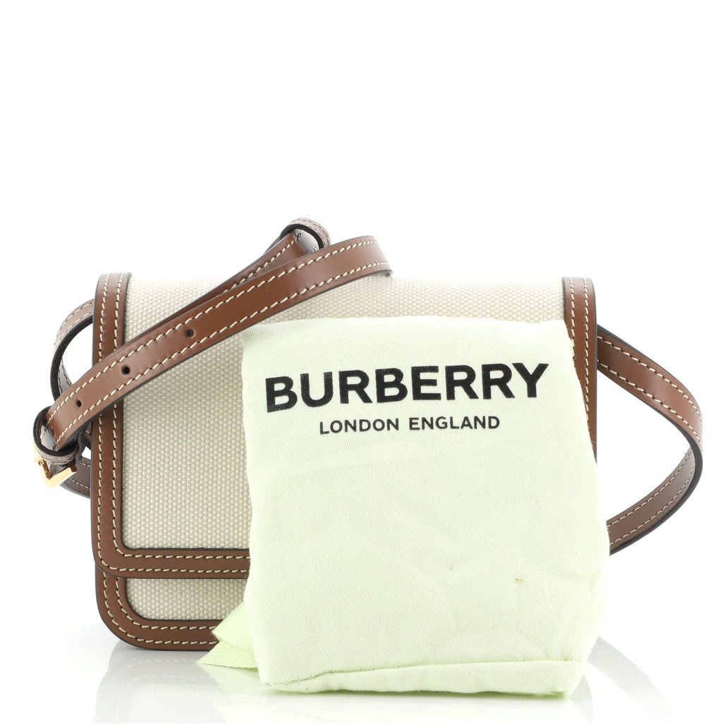 TB Flap Bag Canvas Mini