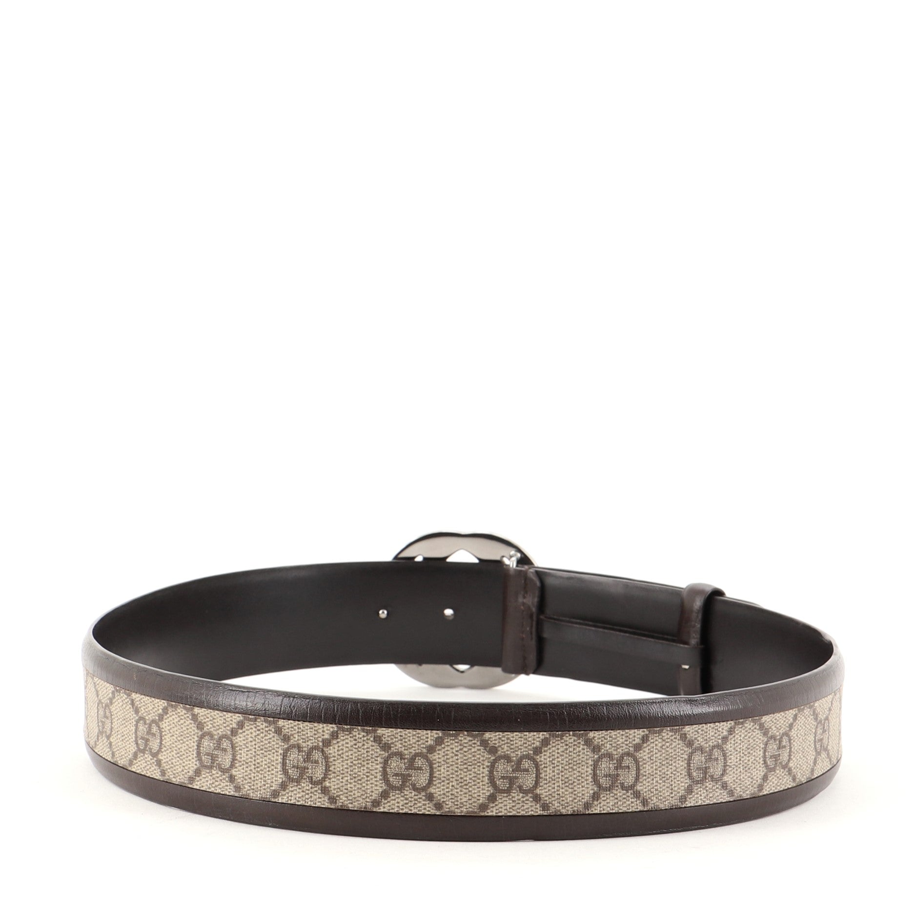 Interlocking G Belt GG Coated Canvas Wide 80
