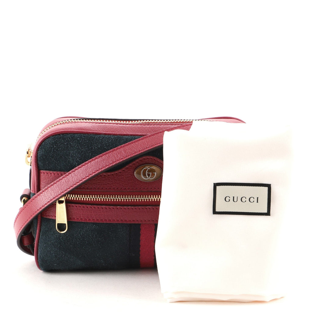 Ophidia Shoulder Bag Suede Mini