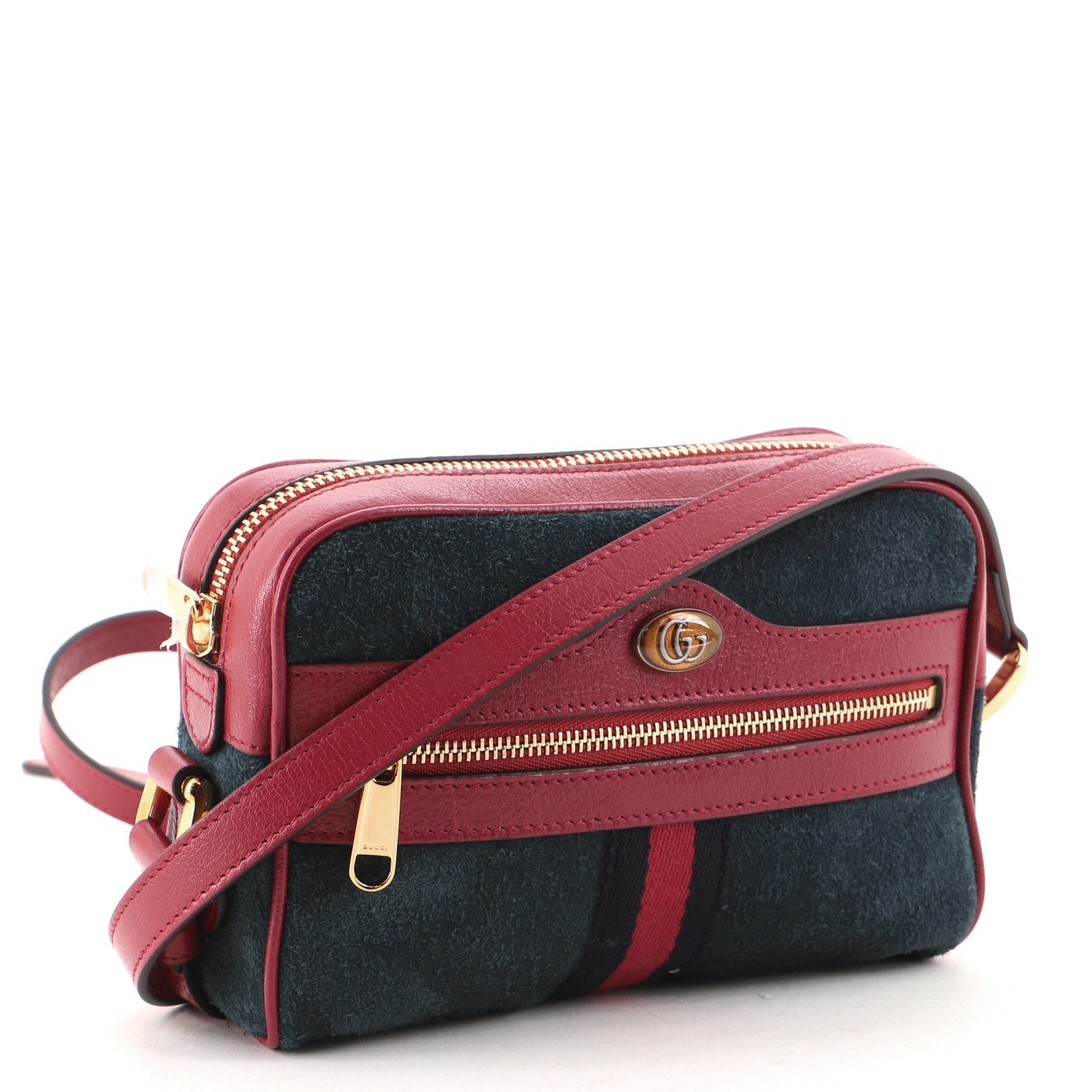 Ophidia Shoulder Bag Suede Mini