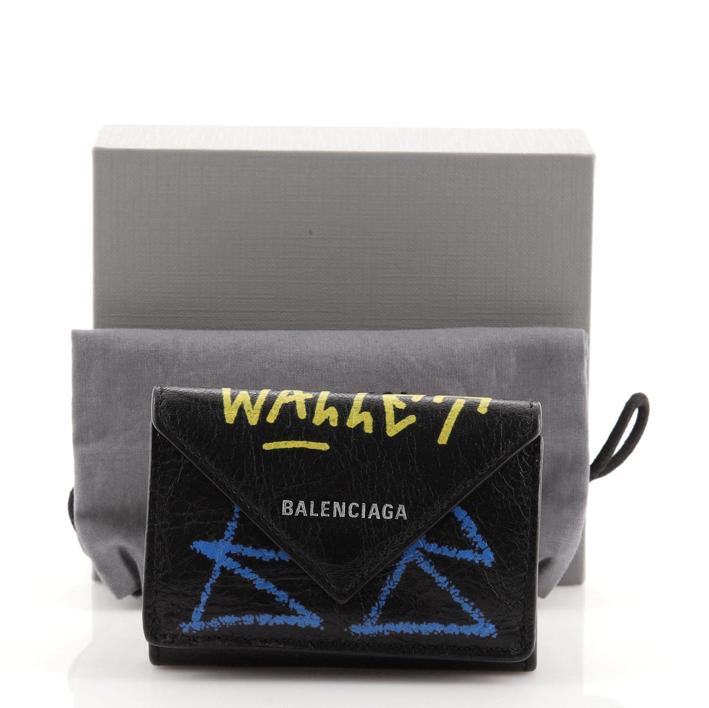 Graffiti Papier Flap Wallet Leather Mini