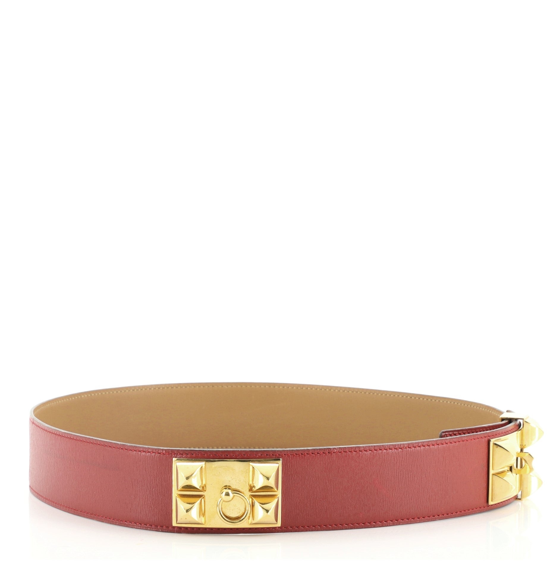 Collier de Chien Belt Leather Wide 75
