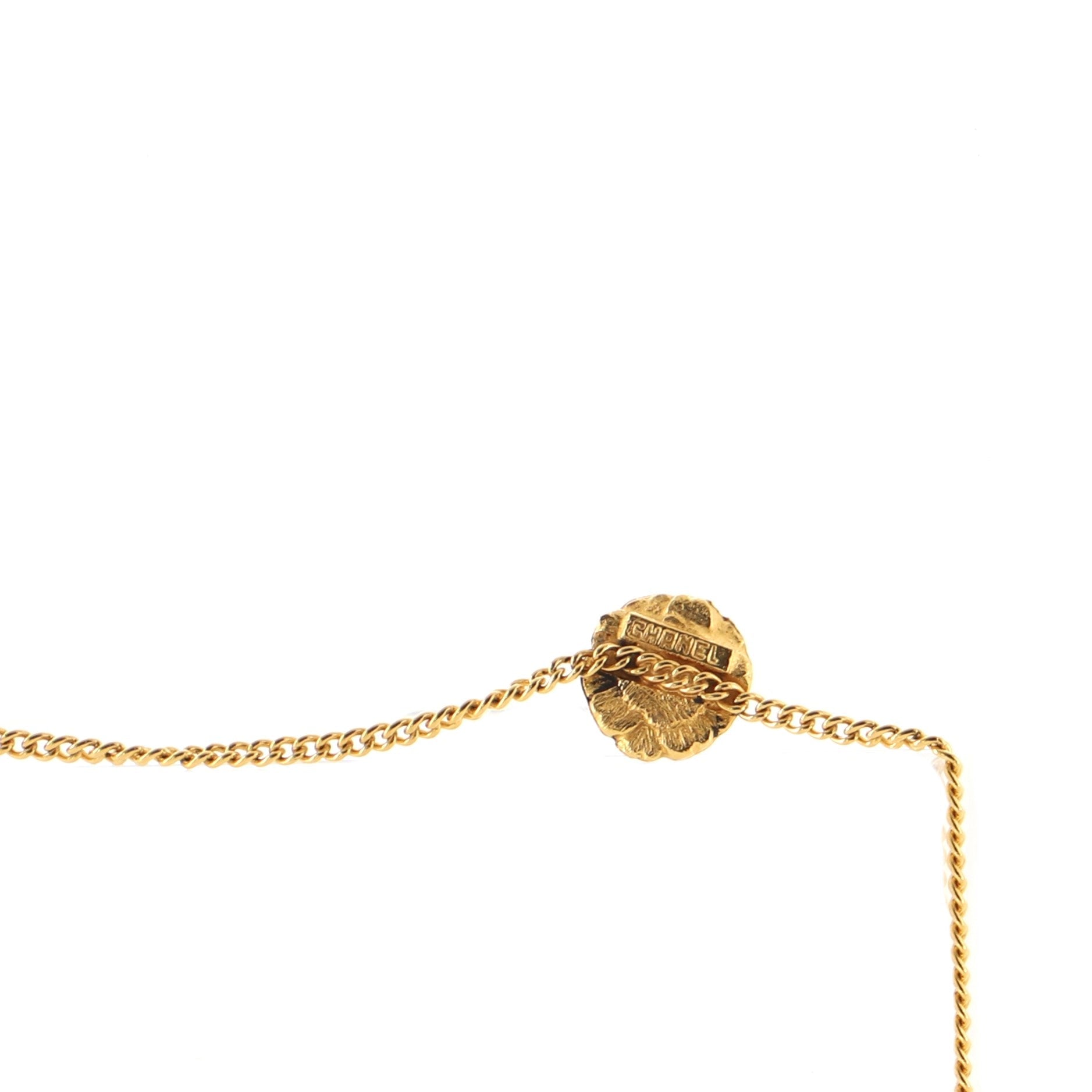 Camellia Charm Choker Necklace Metal