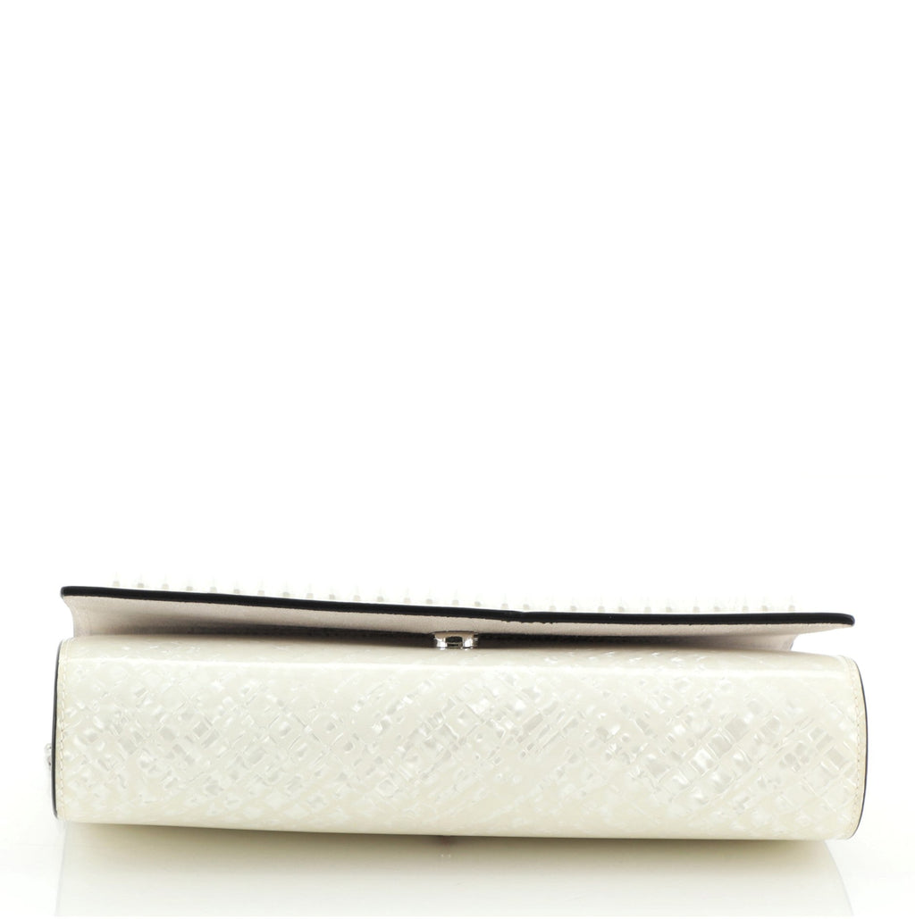Paloma Clutch Spiked Patent