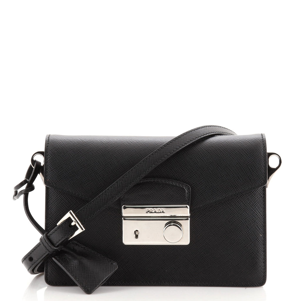 Convertible Sound Bag Saffiano Leather Mini