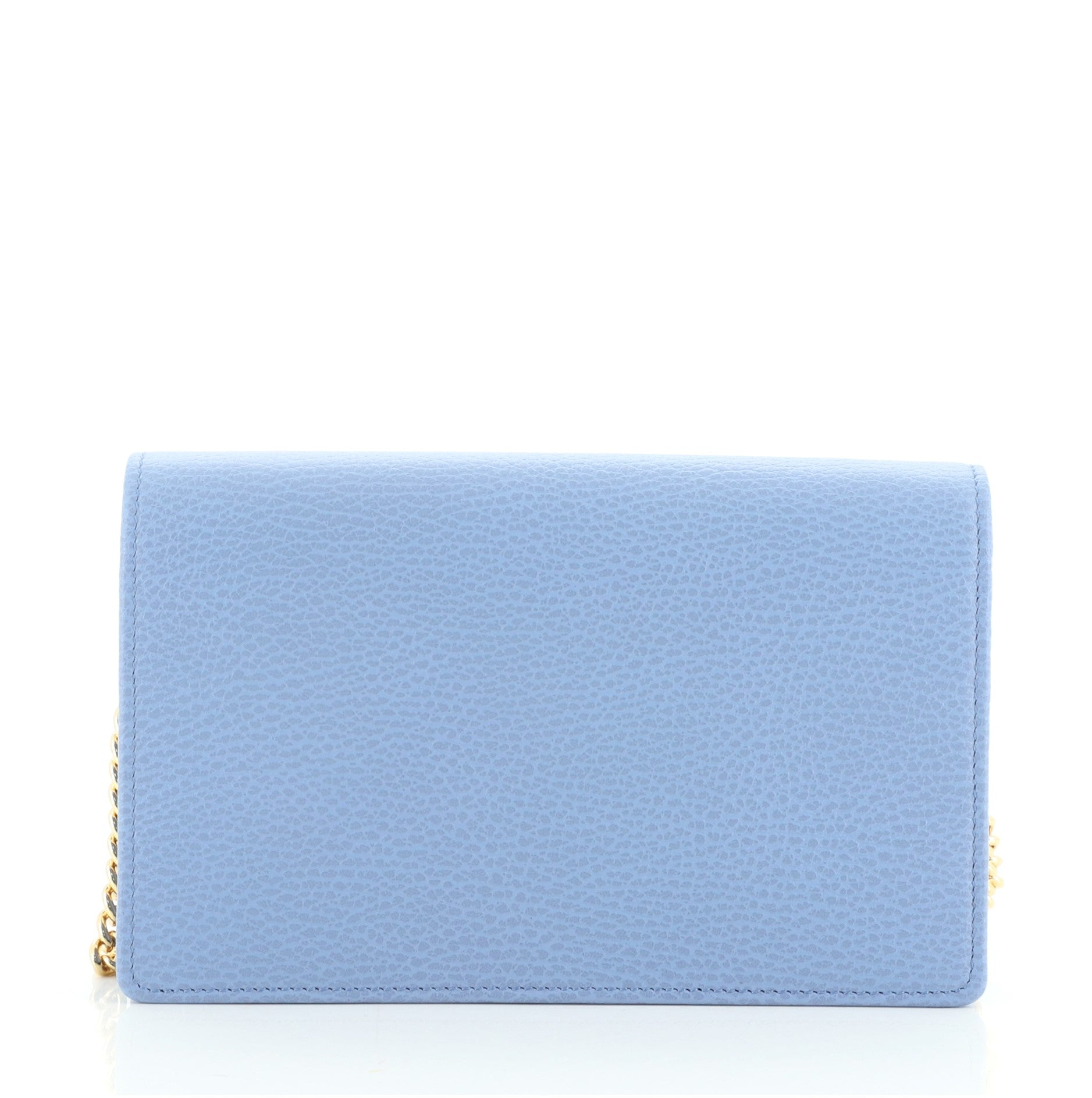 Petite GG Marmont Chain Wallet Leather Mini