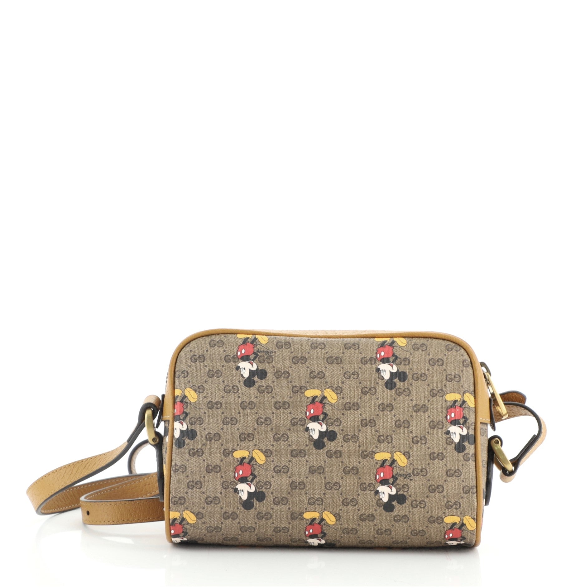 Disney Mickey Mouse Shoulder Bag Printed Mini GG Coated Canvas Mini