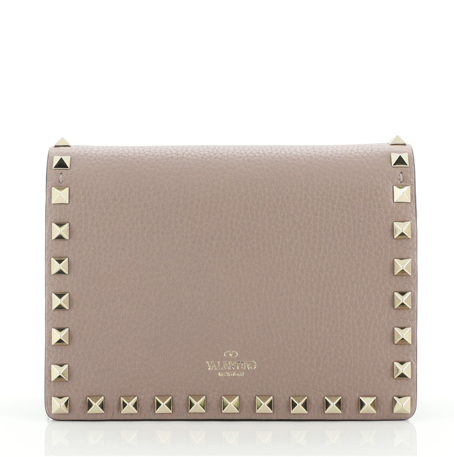 Rockstud Pouch Crossbody Bag Leather Mini